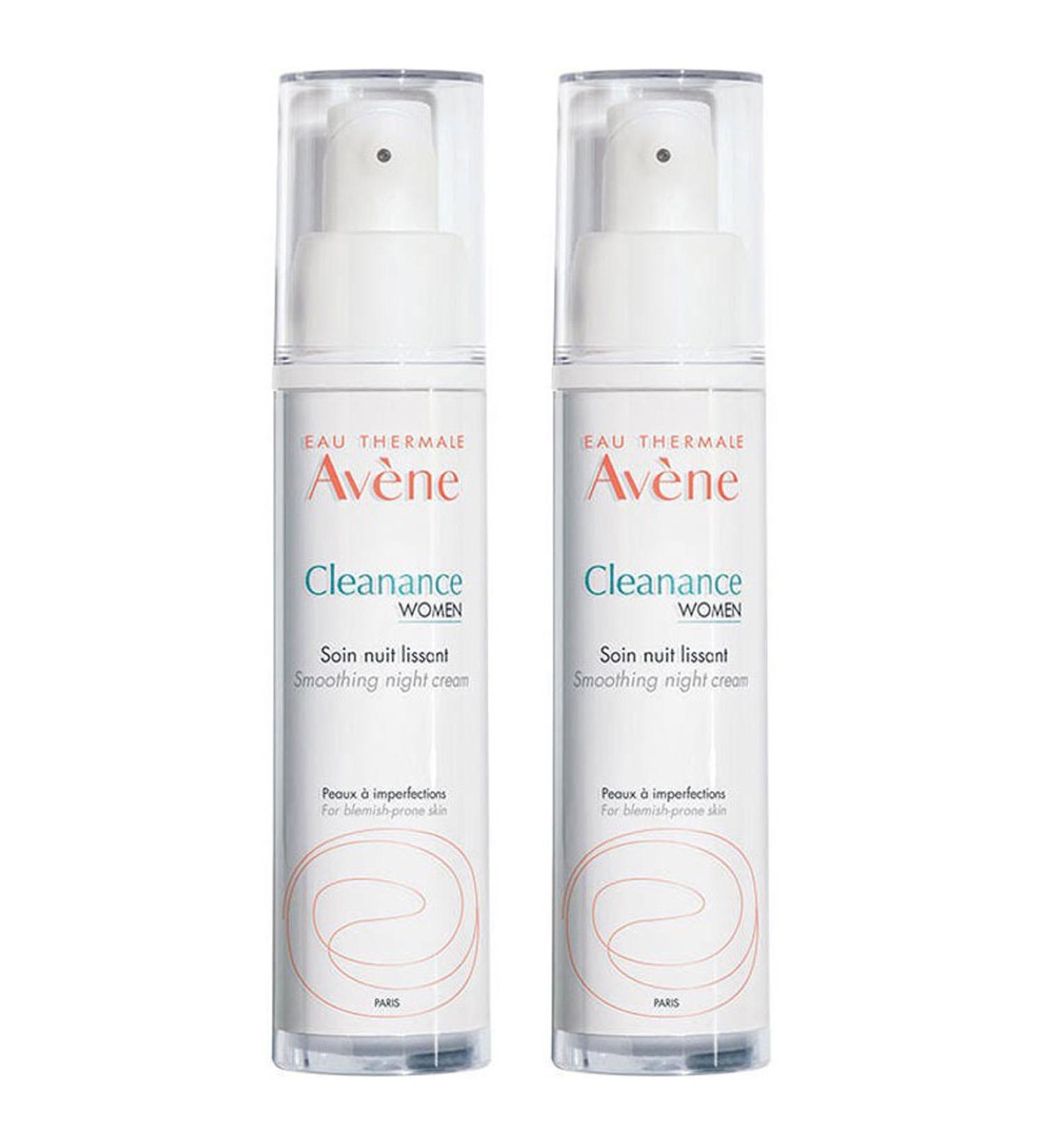 Avene Cleanance Women Smoothing Night Cream 30 ml 2-pack