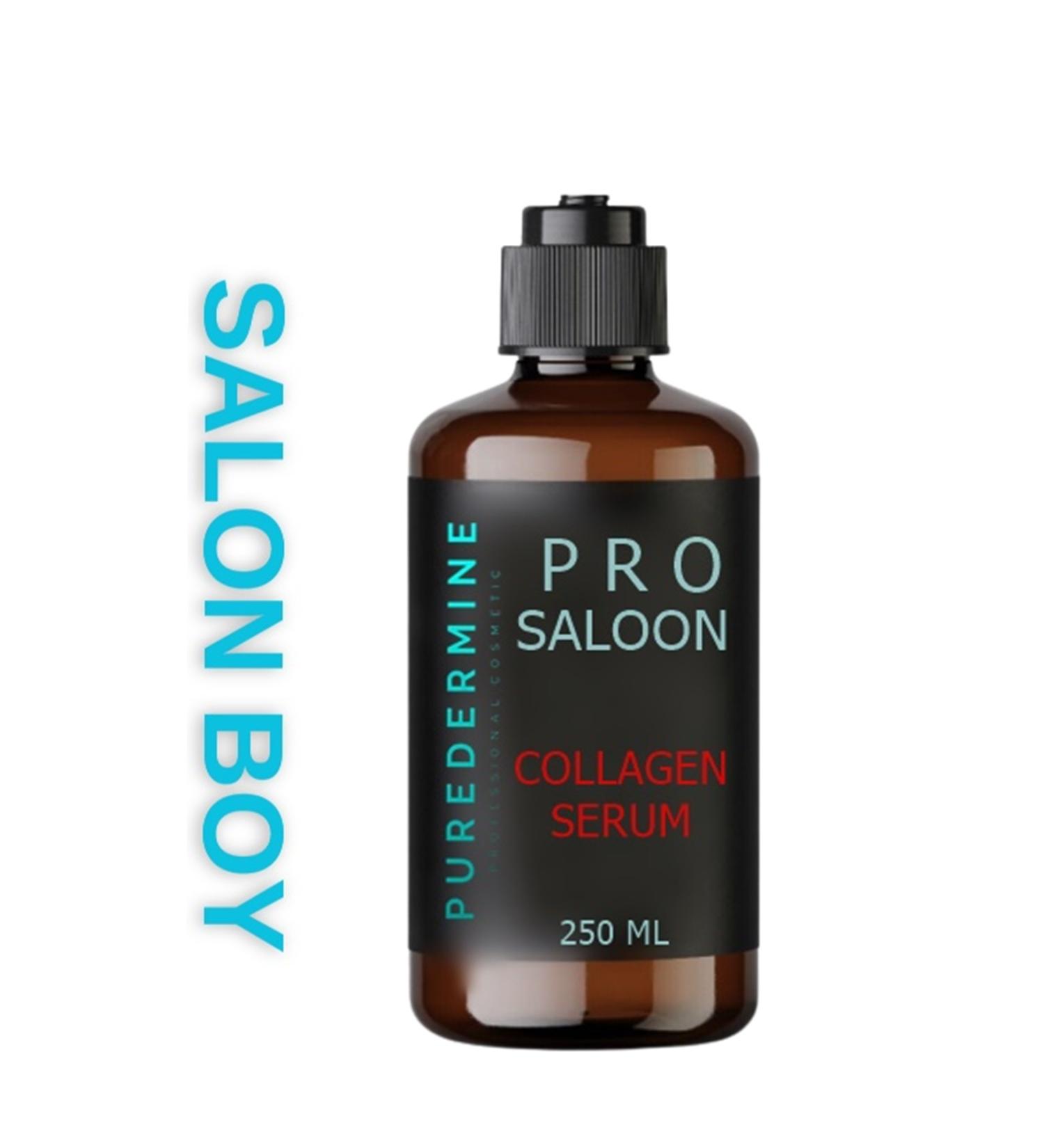 Puredermine Concentrate Collagen Hyaluronic Acid Anti-Aging Serum & Salon Boy