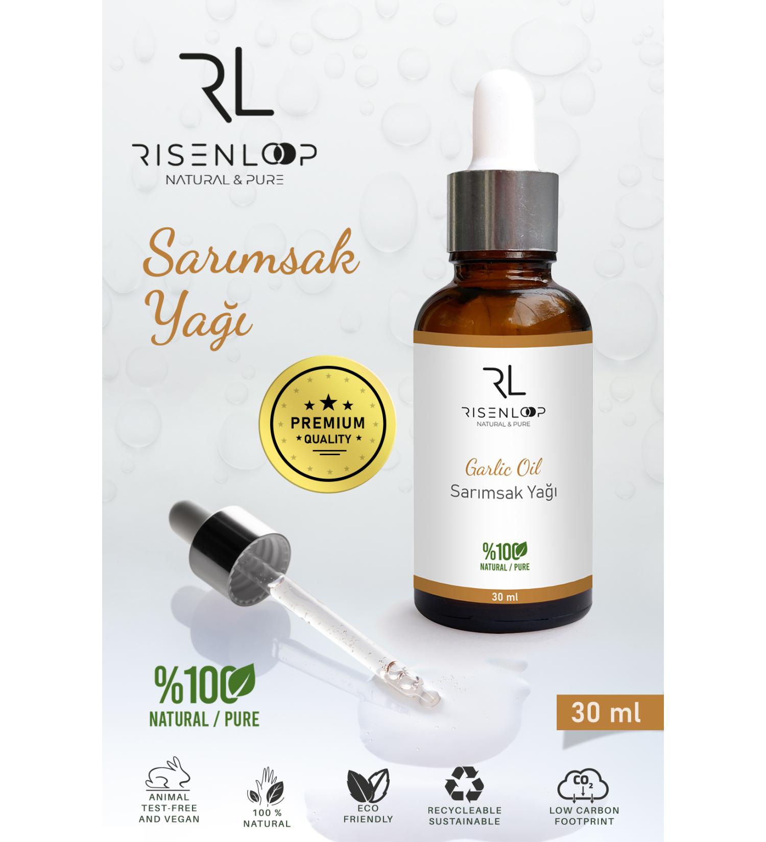 RL Cosmetics Garlic Oil 0 Pure Natural 30 ML