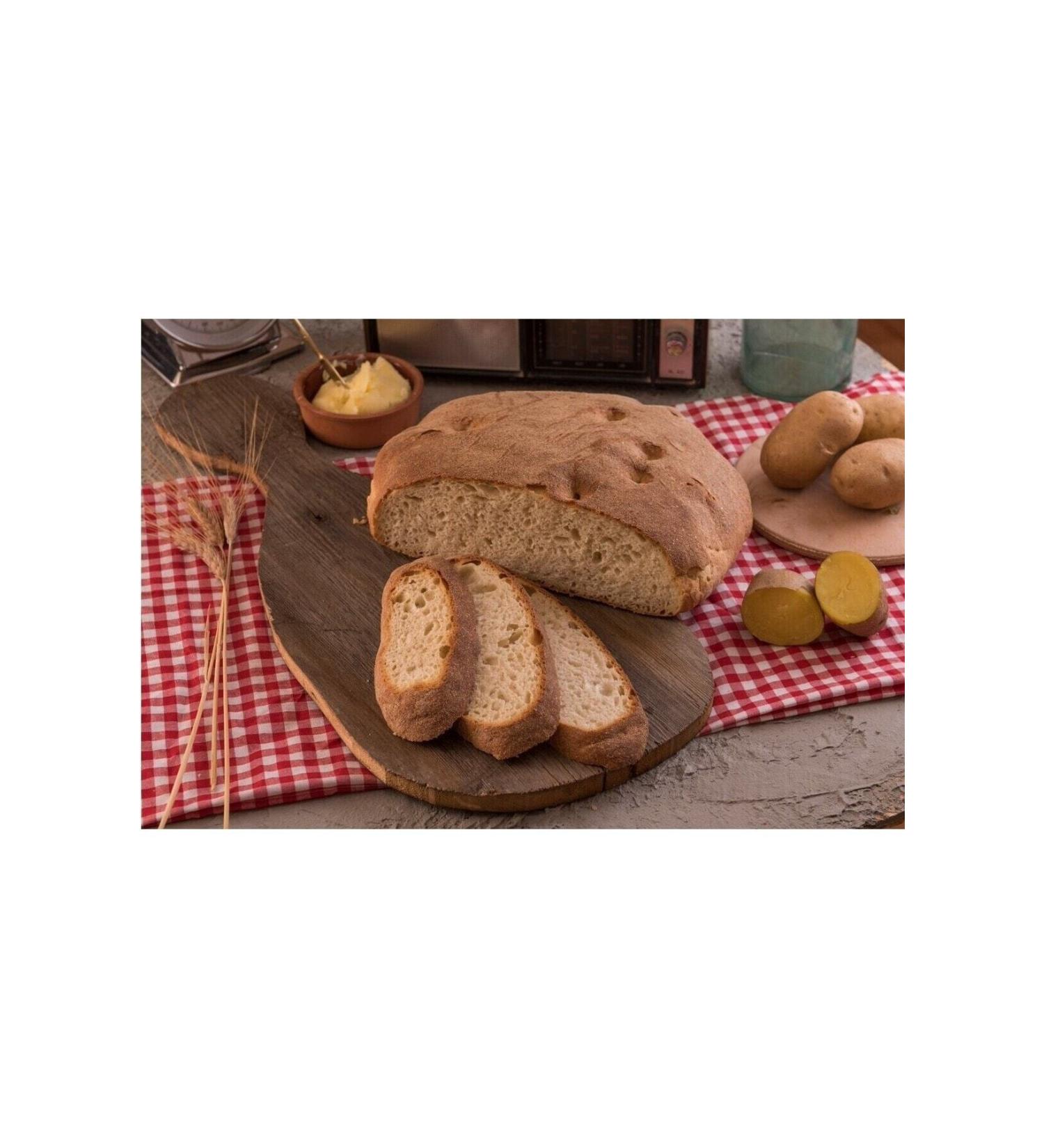 Y rem Afyon Famous Afyon Wood Fired Traditional Sourdough Potato Village Bread 1.5kg | 3 Pieces - Buy Online on GoSupps.com