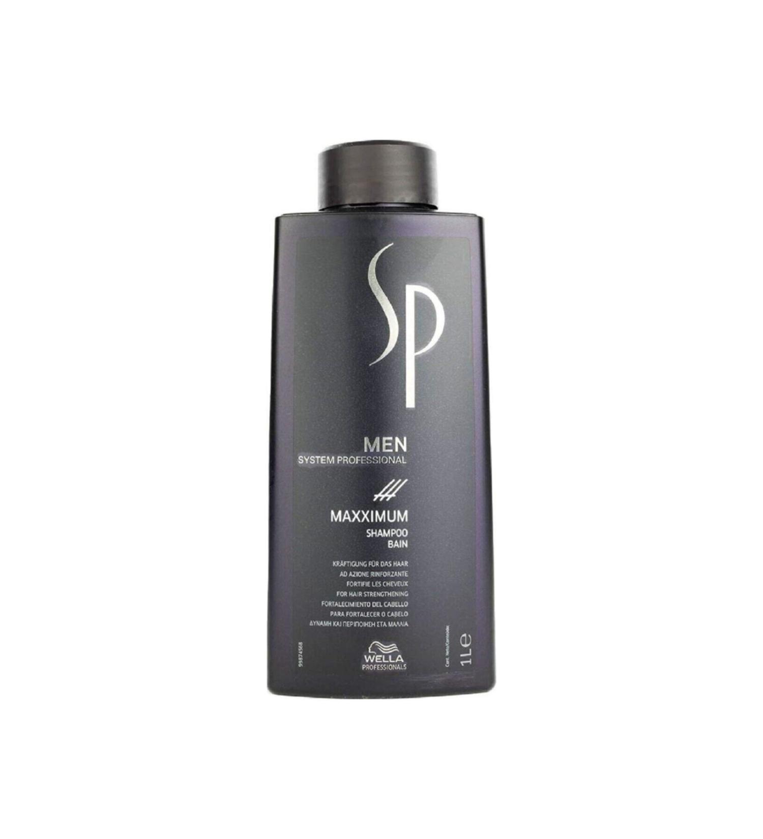 Wella Sp Men Maxximum Anti-Hair Shampoo 1000ml KEY RN5