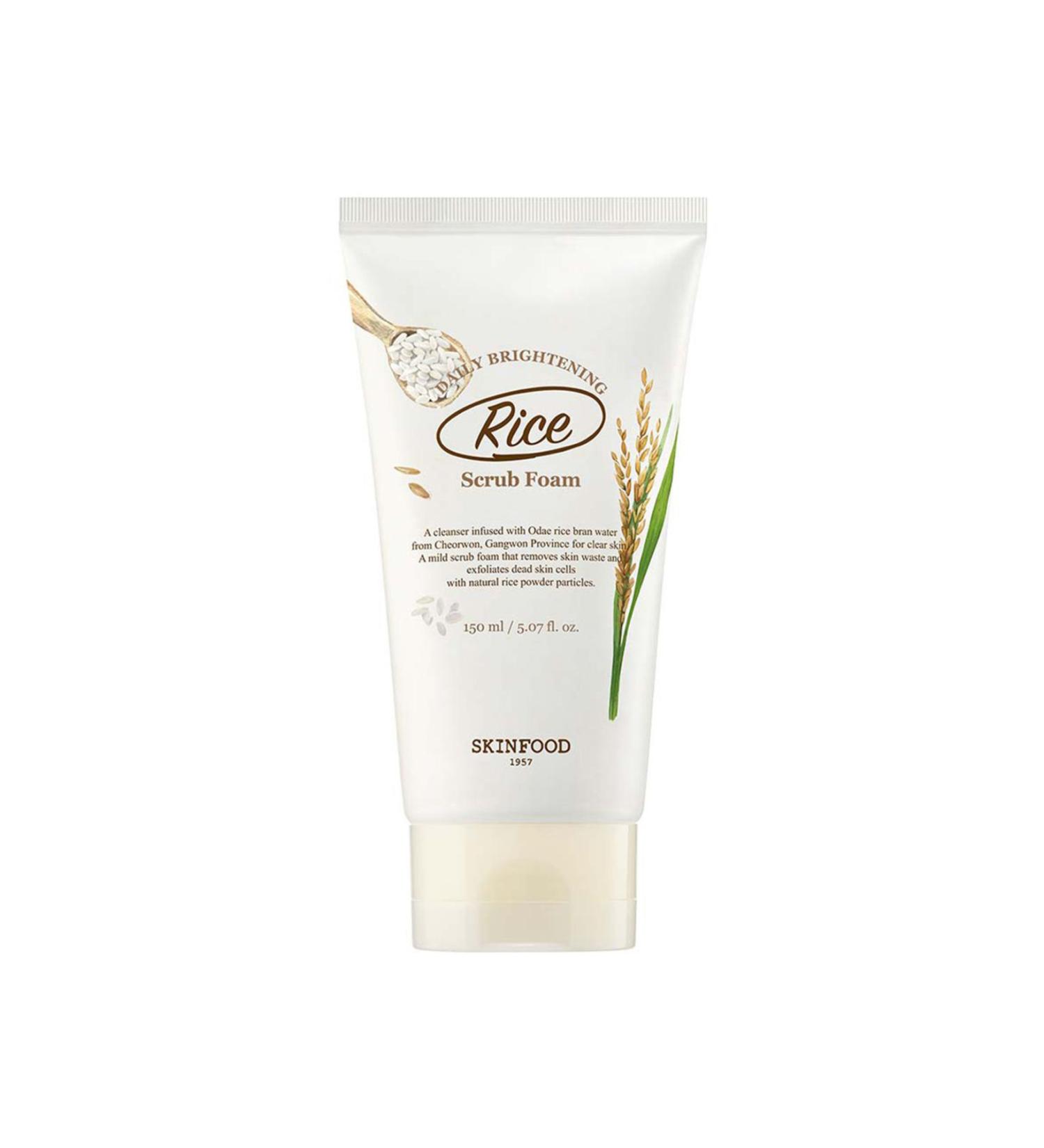 Skinfood Rice Daily Brightening Scrub Foam