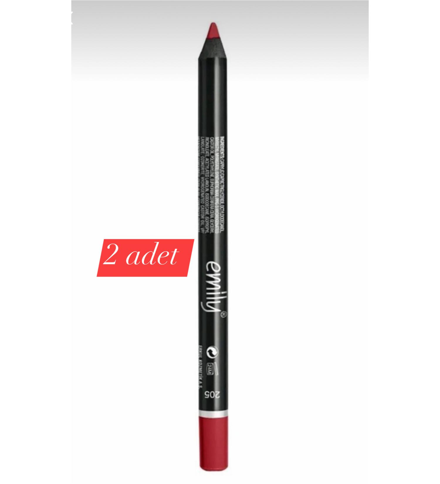 EMILY 205 lip pencil 2 Pieces
