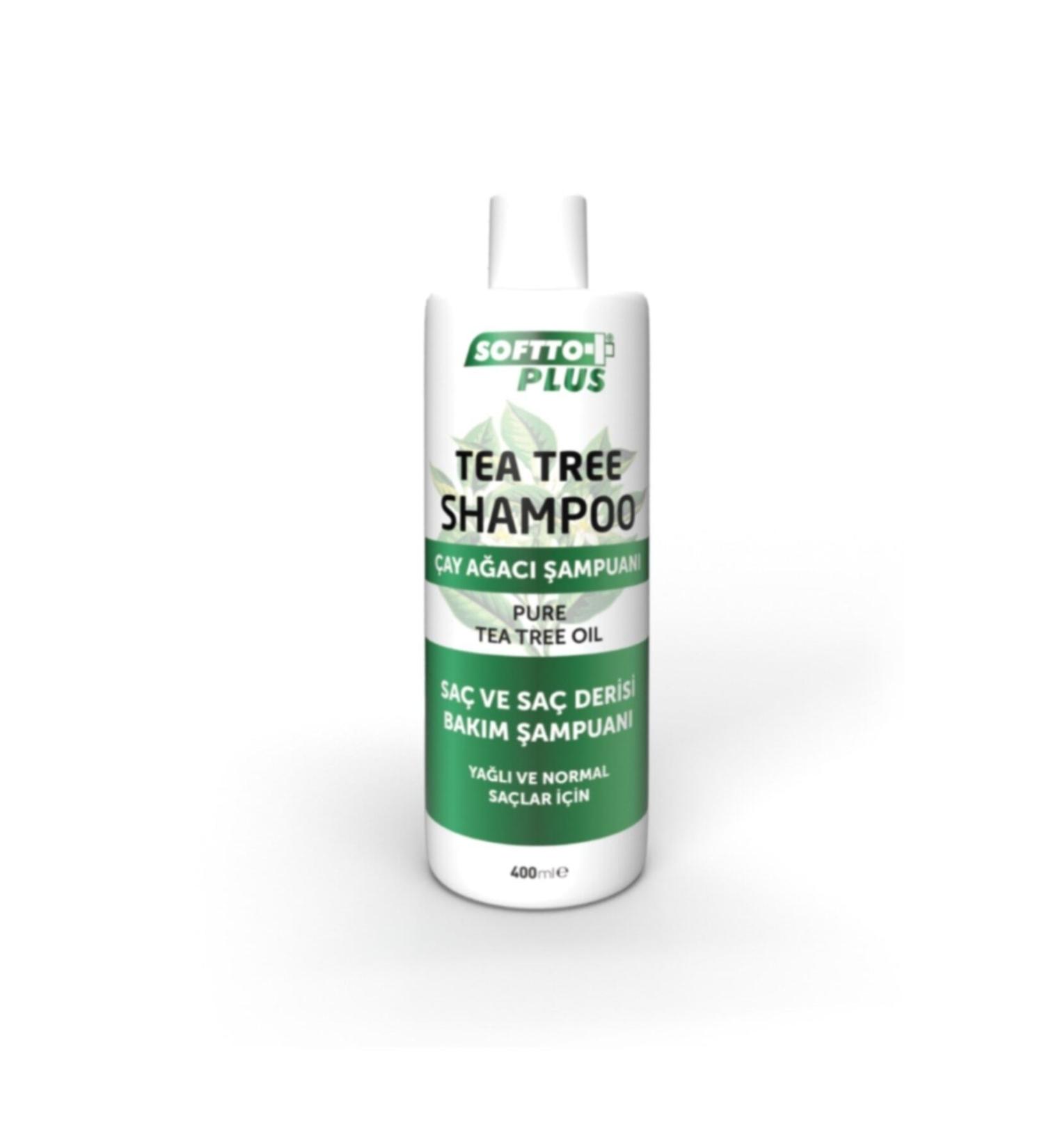 Softto Plus Anti-Oil Tea Tree Shampoo 400 Ml KEY RN126