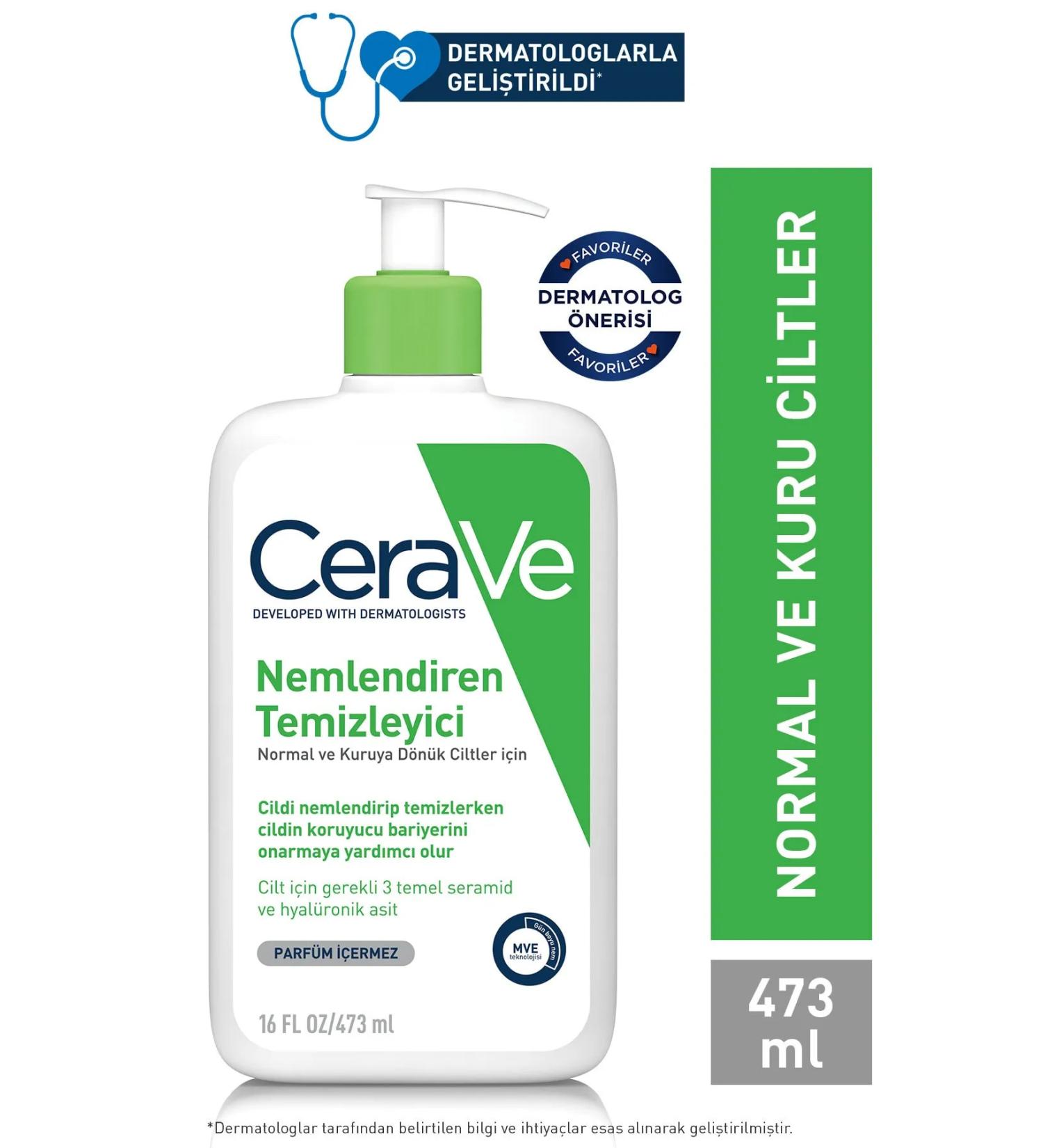 CeraVe Hydrating Cleanser For Normal To Dry Skin 473ml - Buy Online on GoSupps.com