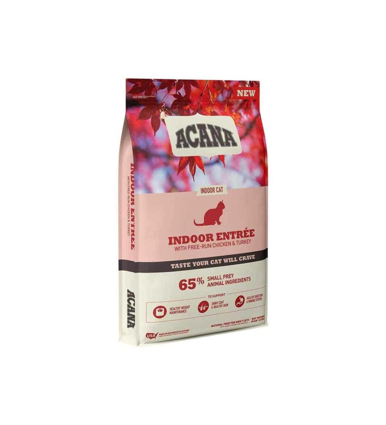 Acana Indoor Entr e Sterilized Neutered Cat Food 4.5kg