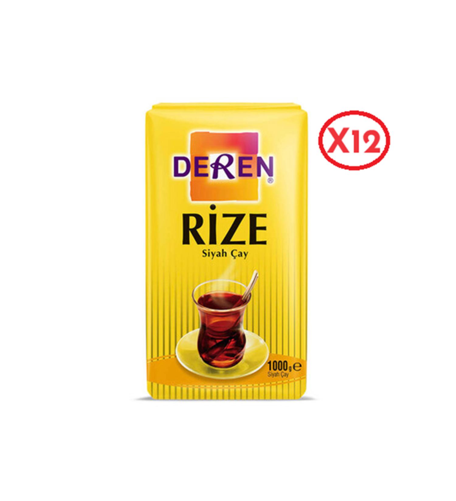 DEREN Rize Loose Tea 1000 Gr (12 Pieces)