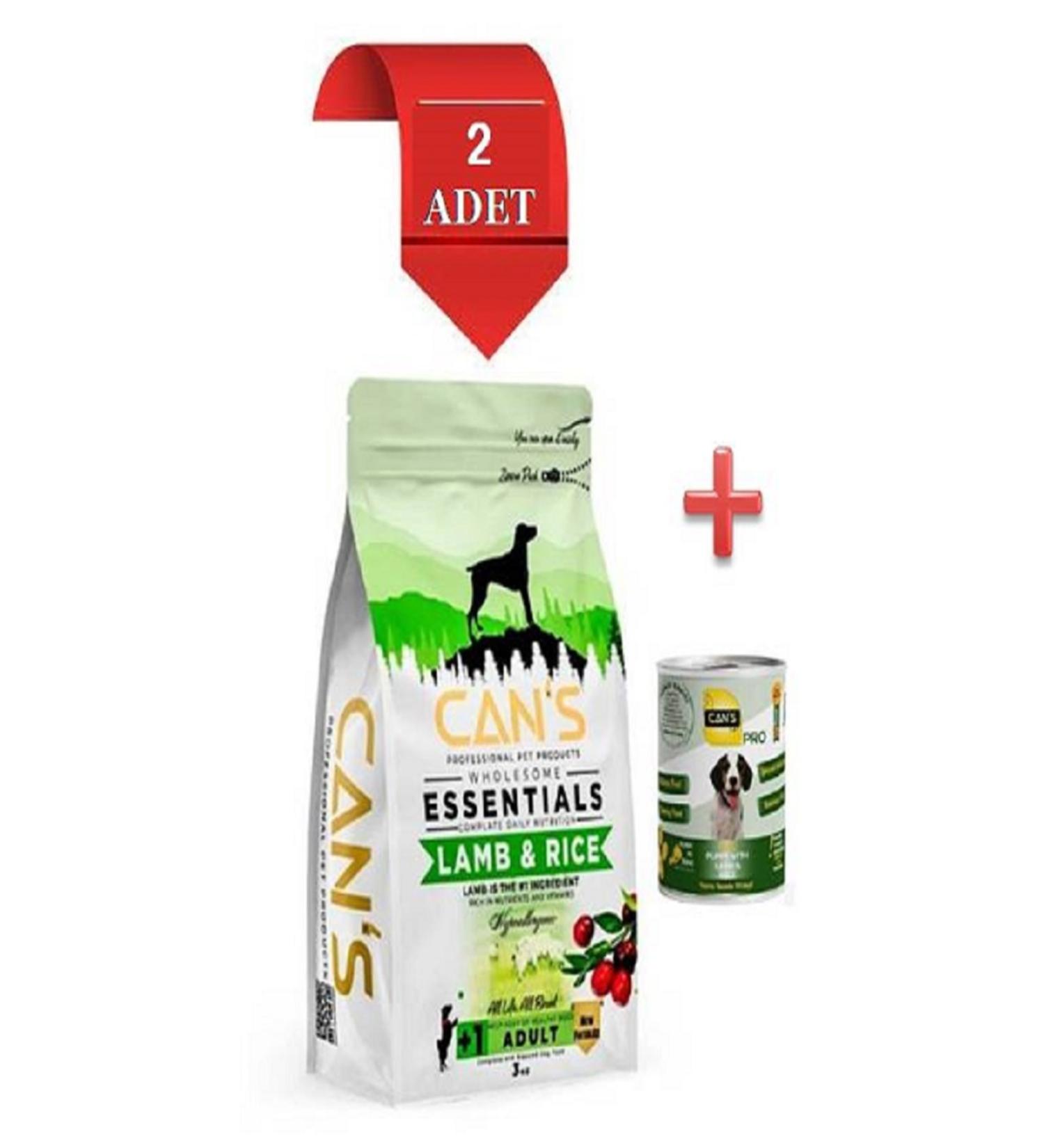 Cans Dog Adult Adult Dog Food Lamb Meat 3 Kg X 2 Pieces + Canned