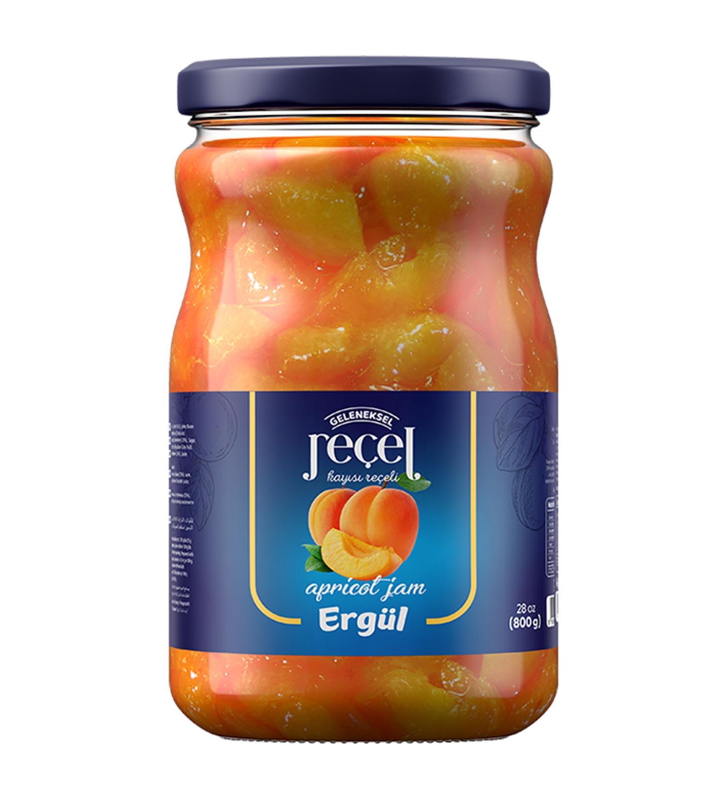 Ergul Confectionery Ergul Apricot Jam 800 Gr