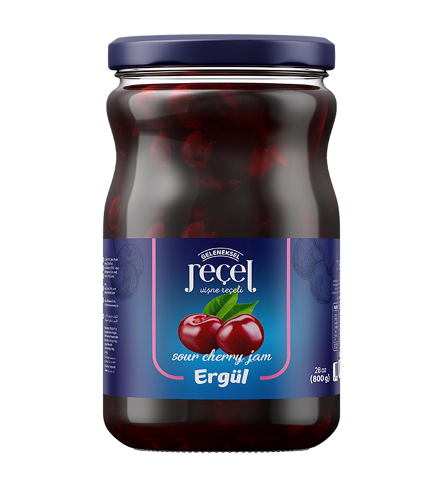 Ergul Confectionery Ergul Cherry Jam 800 Gr