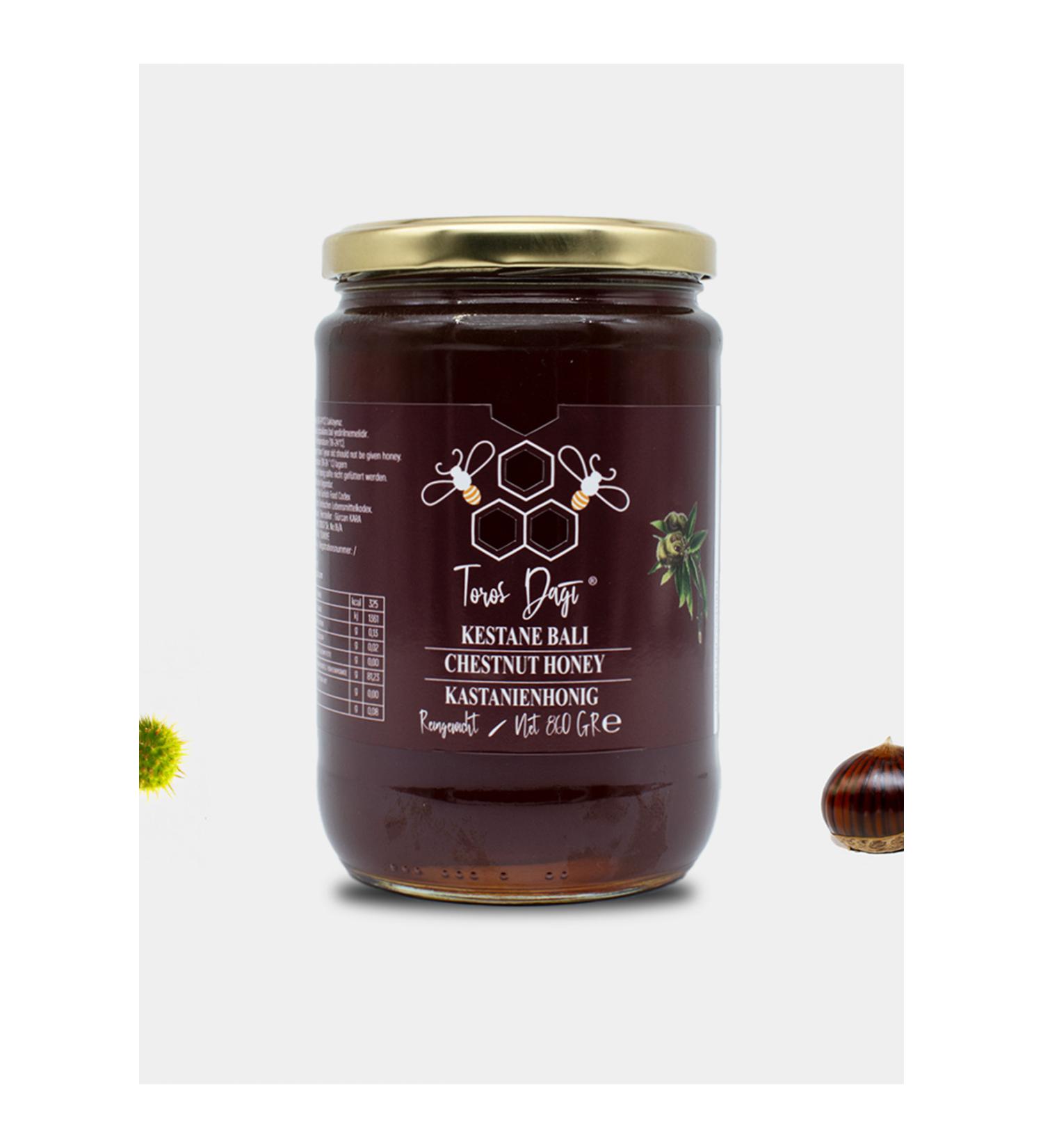 Toros Mountain Chestnut Honey 860 gr - Buy Online on GoSupps.com