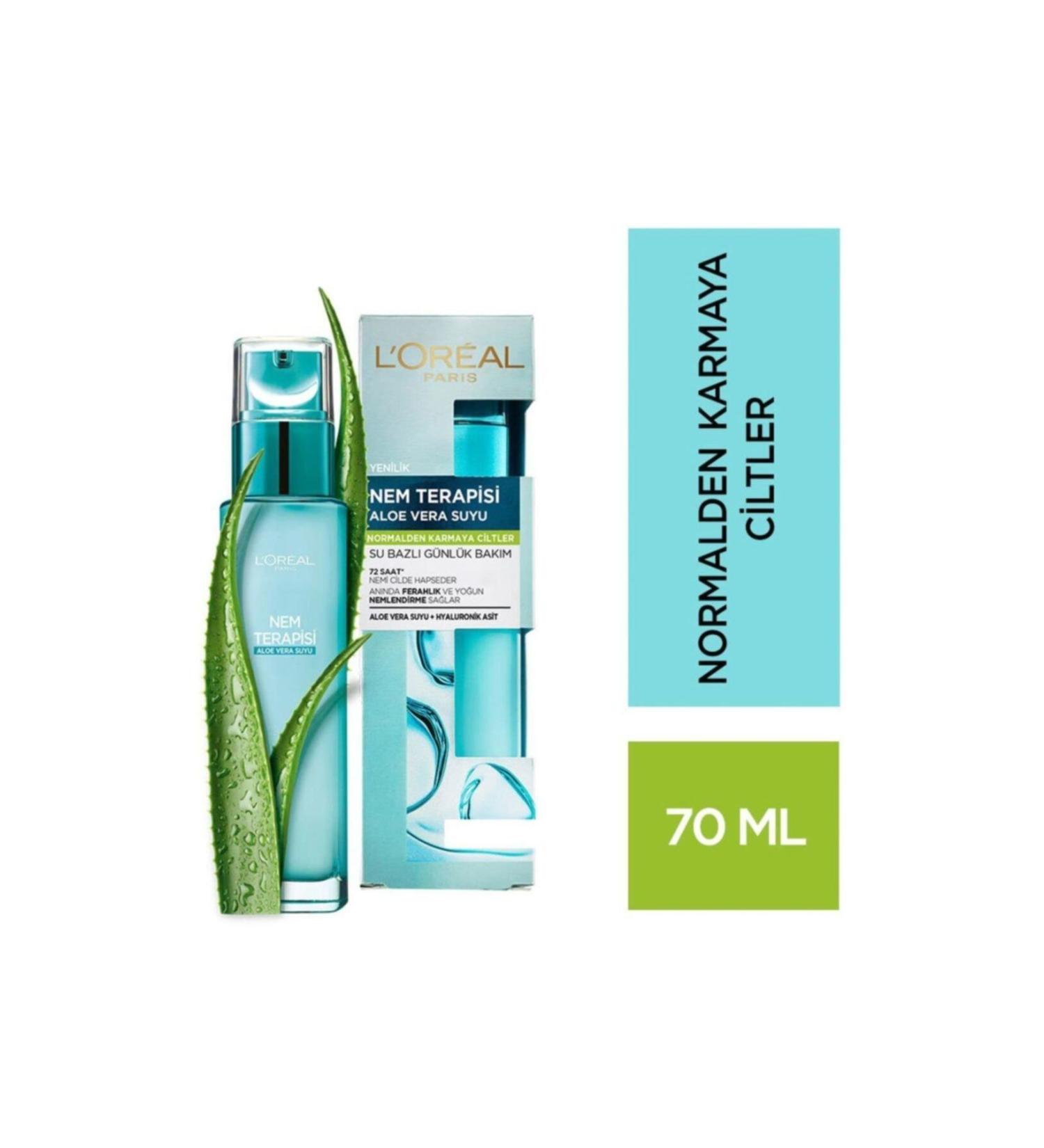L'Oreal Paris Moisture Therapy Aloe Vera Juice Water-Based Daily Care for Normal to Combination Skin GKProduct883