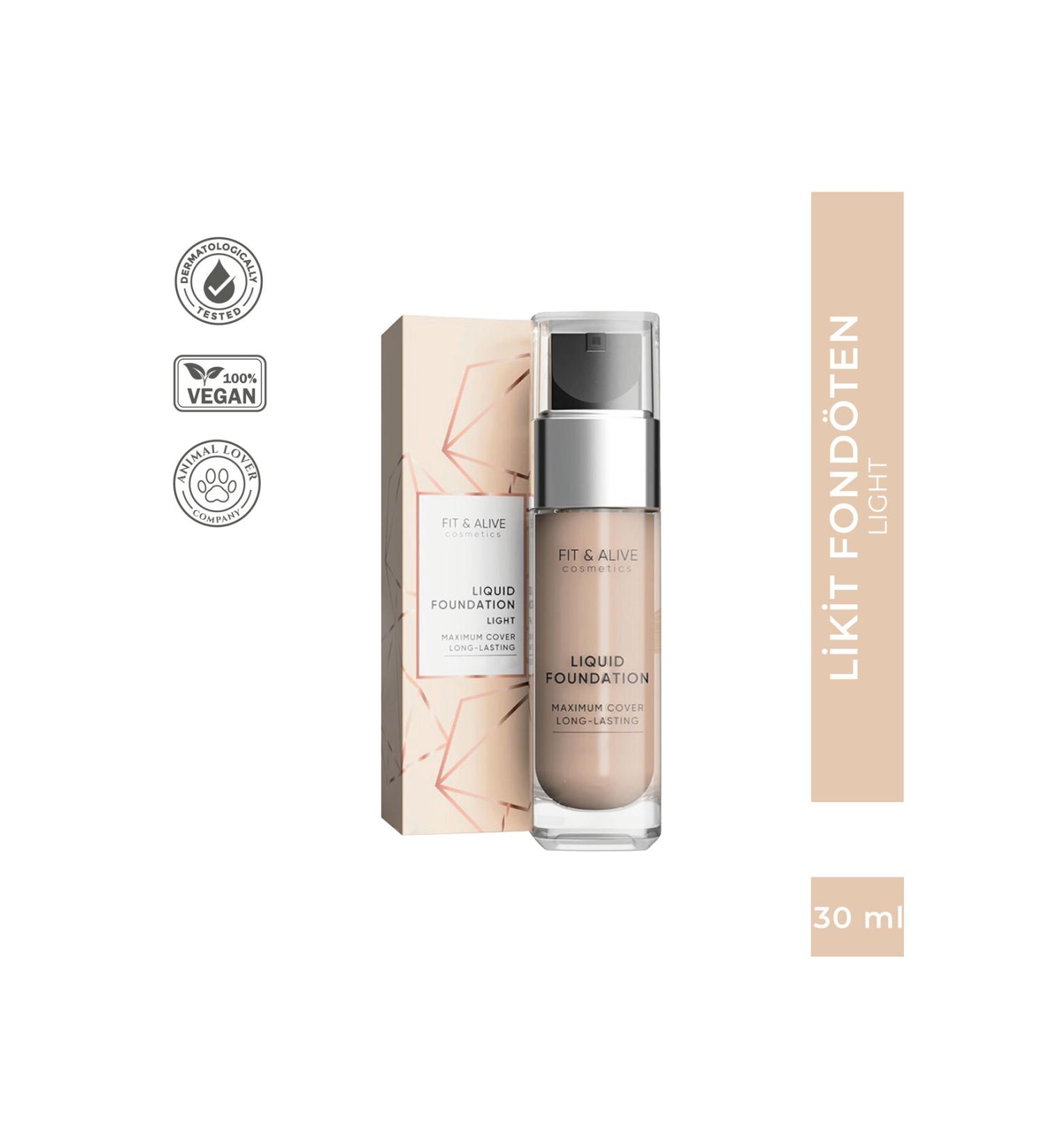 Fit & Alive Fitalive 101 Liquid Foundation Liquid Foundation - Light - Buy Online on GoSupps.com