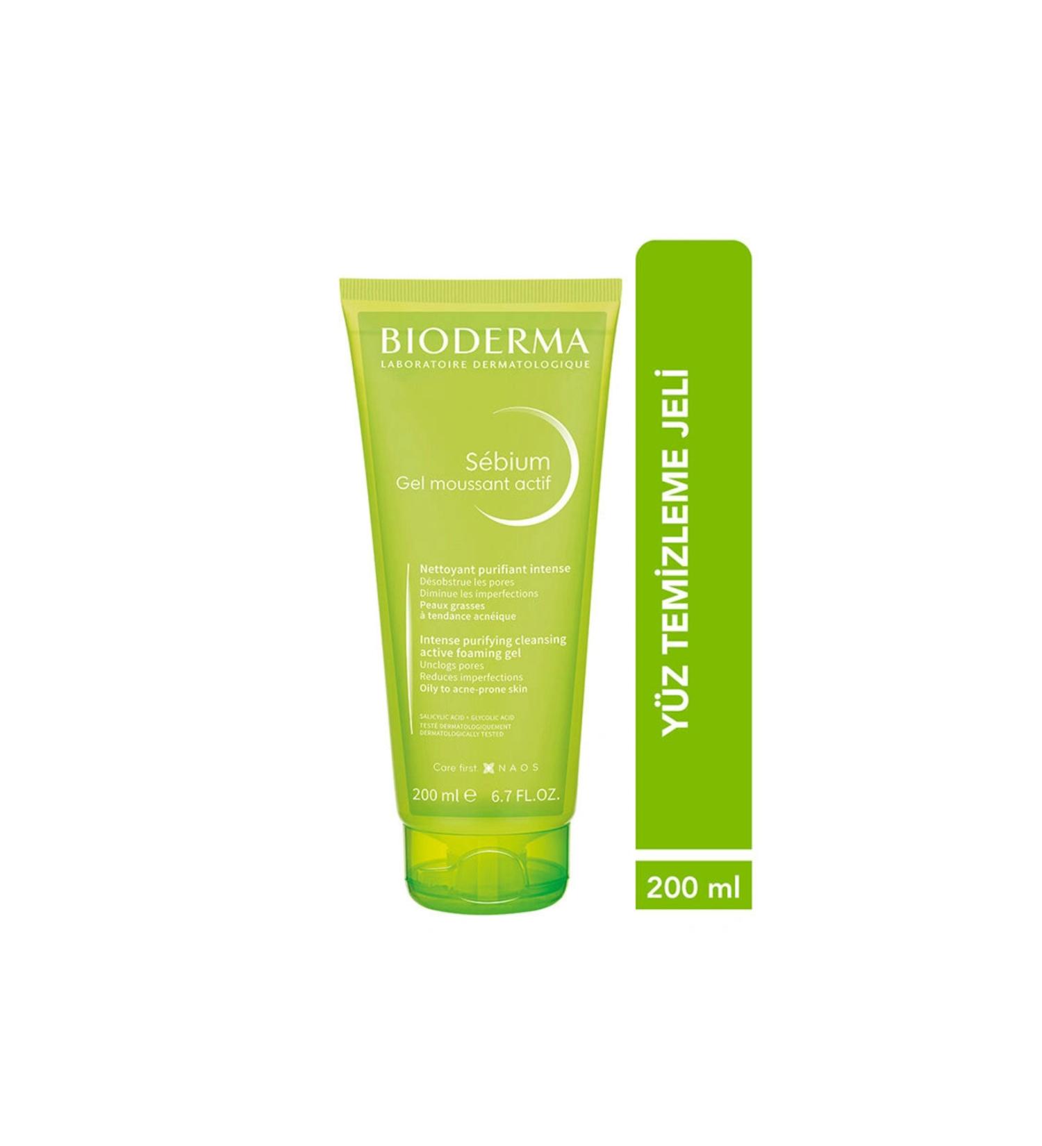 Bioderma Sebium Foaming Gel Active 200 ml - Buy Online on GoSupps.com