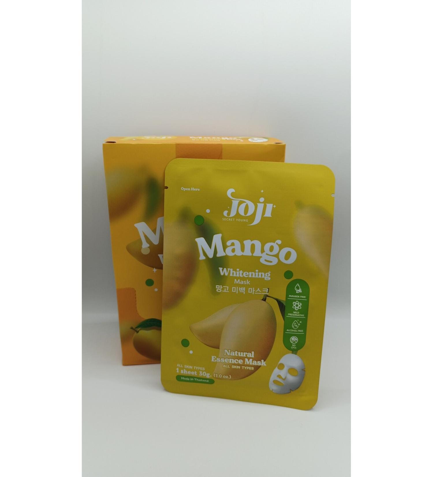 JOJI SECRET YOUNG Thailand Mango Extract Organic Whitening Face Mask