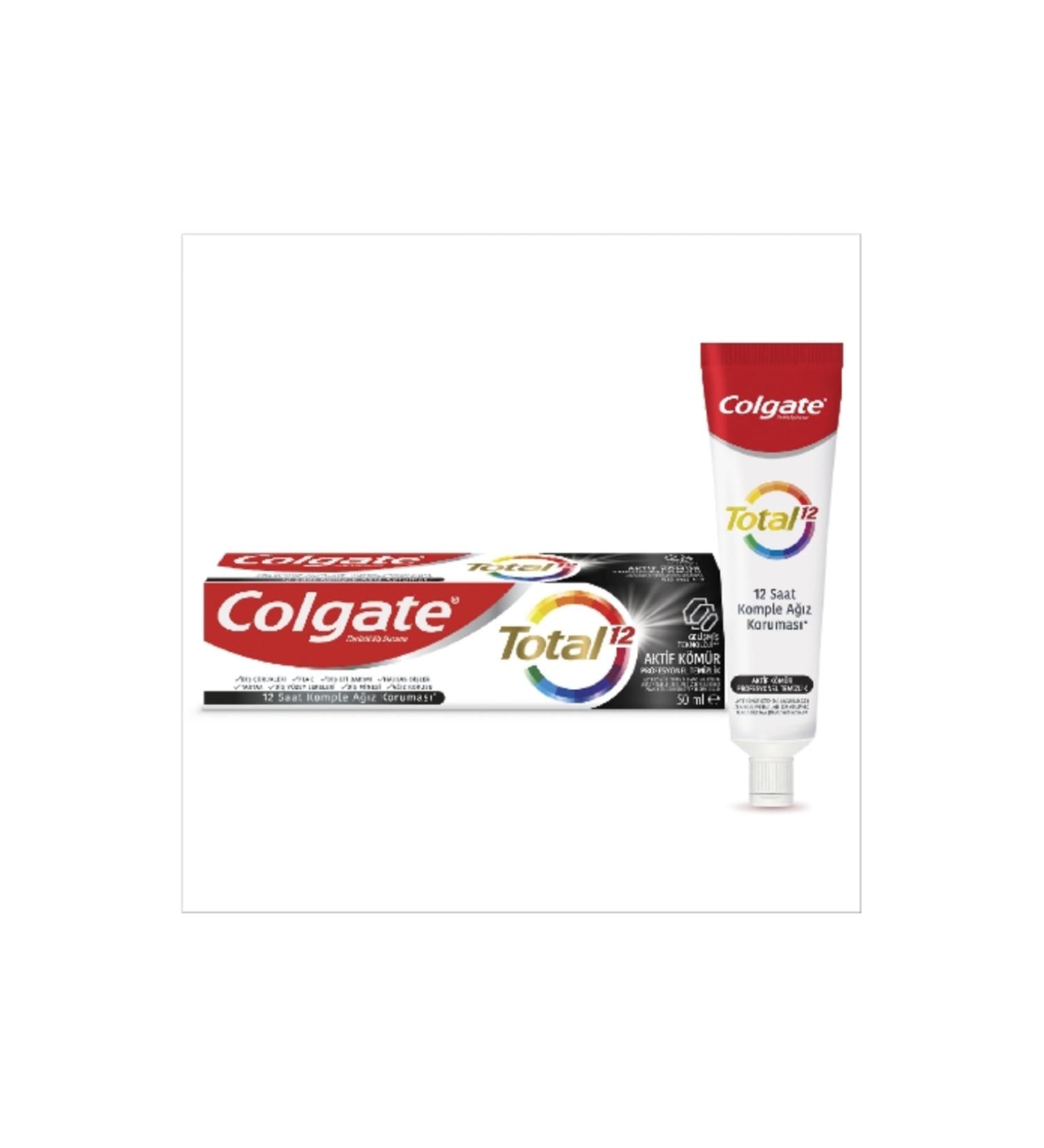 Colgate Toothpaste Total Pro 50 ml. Activated Charcoal (6 pack)
