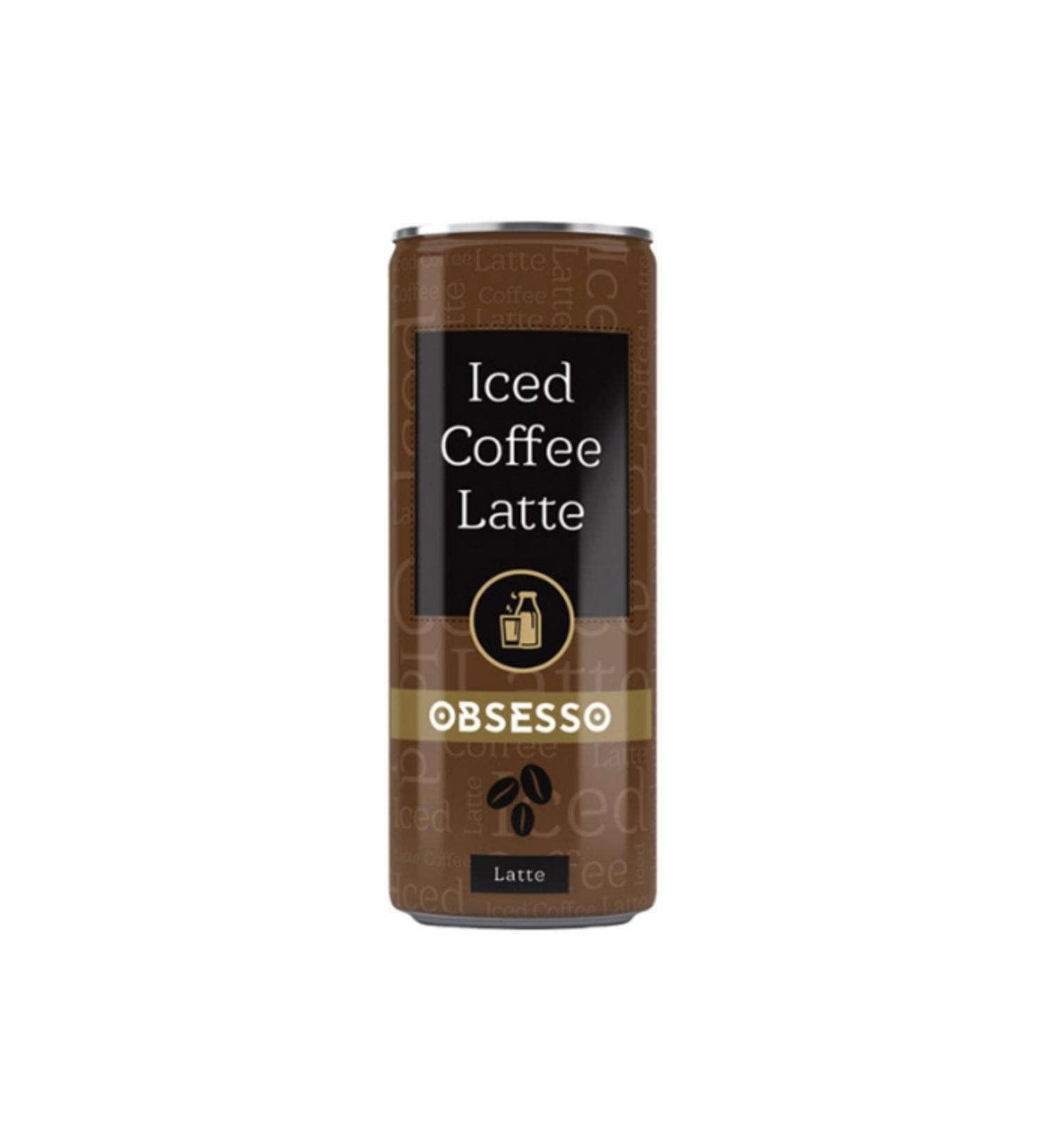 OBSESSO 6-Pack Obsesso Iced Coffee Latte Tin 250 ML