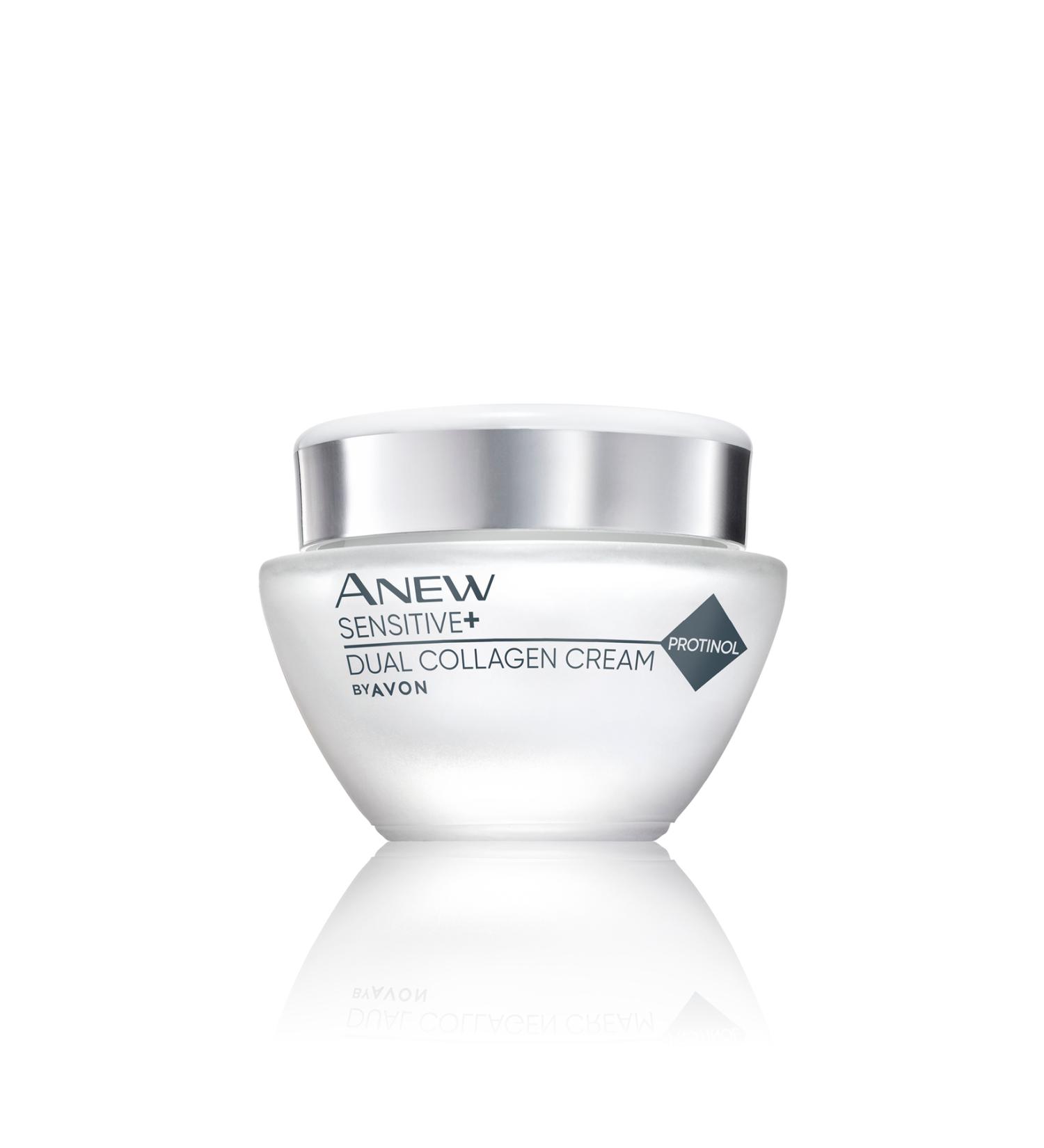 Avon Anew Sensitive Dual Collagen Face Cream for Sensitive Skin 50 Ml. - Buy Online on GoSupps.com