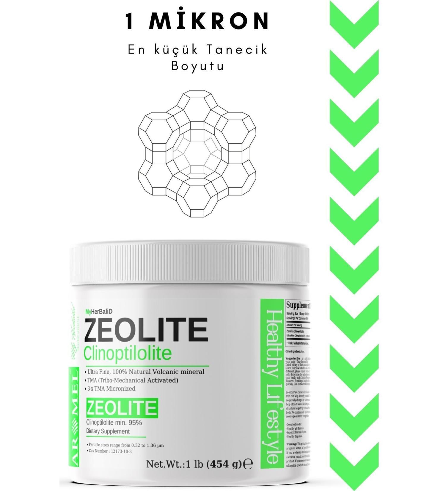 Aromel Zeolite Powder | 454g | Ultrafine | Micronized Active Zeolite Clinoptilolite - Buy Online on GoSupps.com