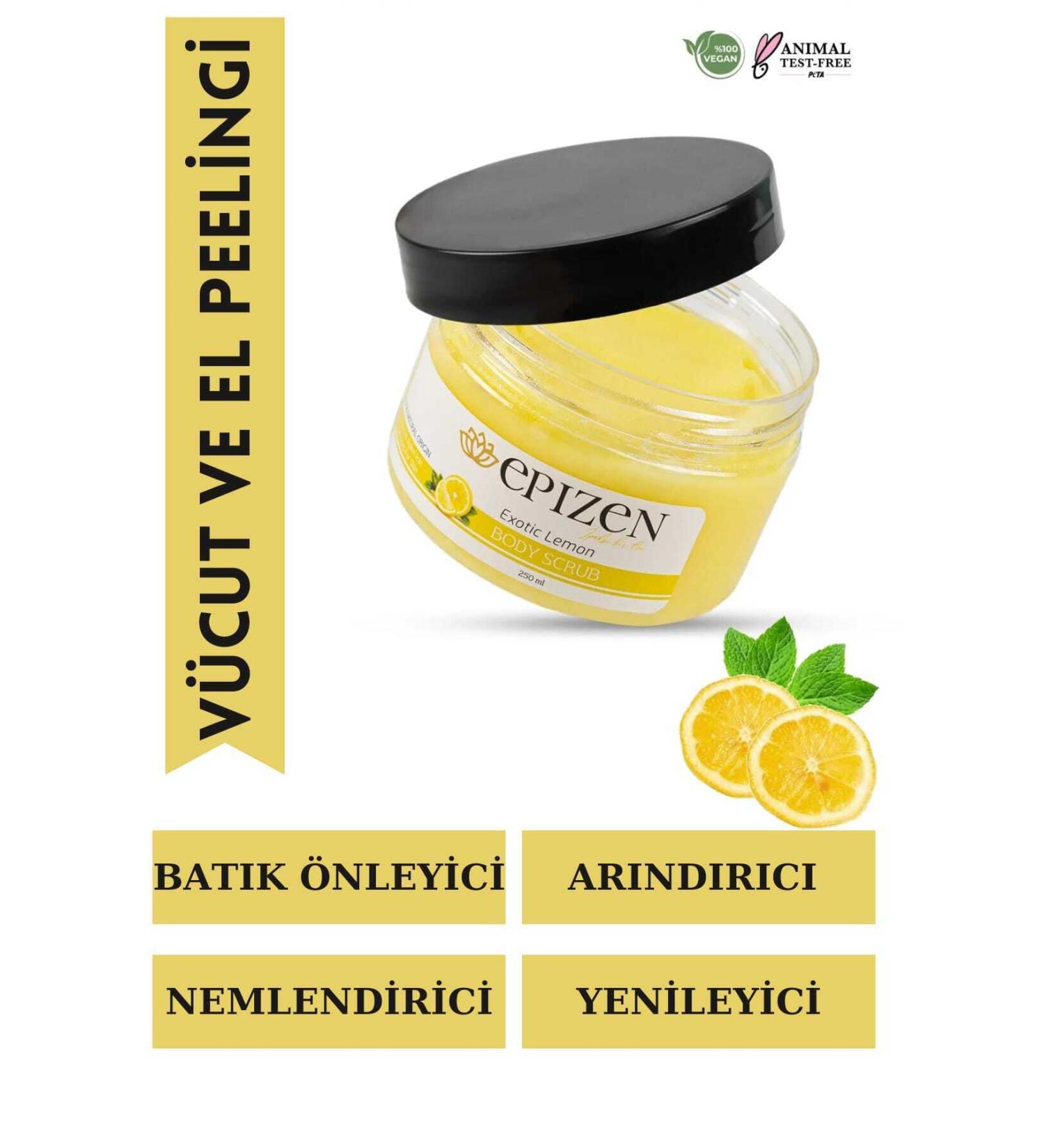 EP ZEN Lemon Flavored Hand and Body Peeling Nourishing Purifying Ingrown Remover - Buy Online on GoSupps.com