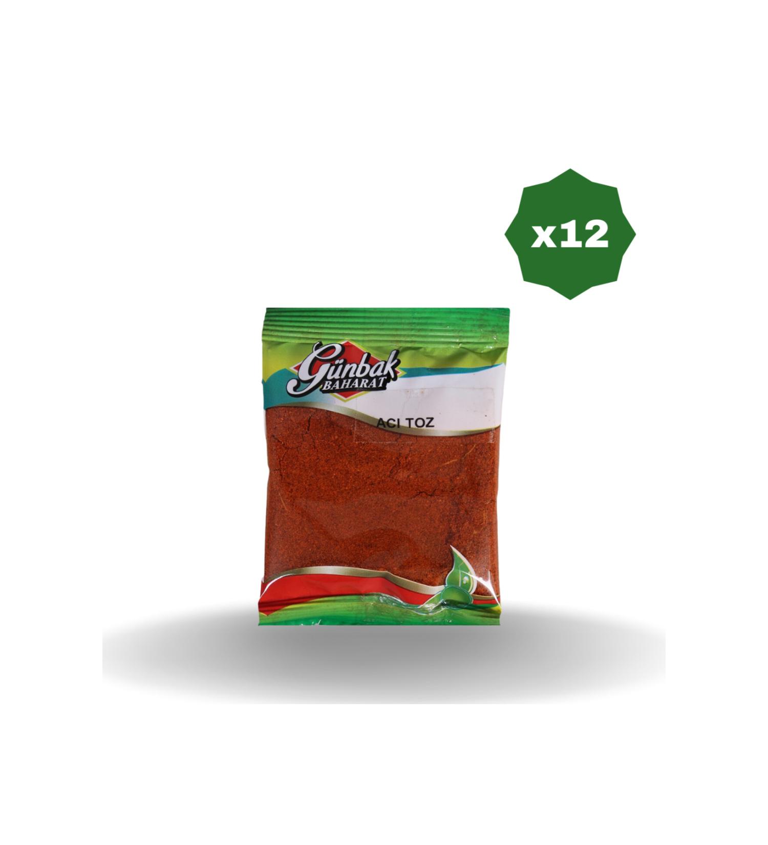 G nbak G NBAK HOT PEPPER POWDER 40 GR X 12 PIECES