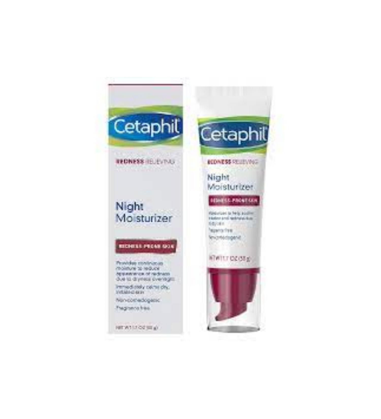 Cetaphil Night Moisturizer Redness-Prone Skin 50 gr. CETAP59 - Buy Online on GoSupps.com