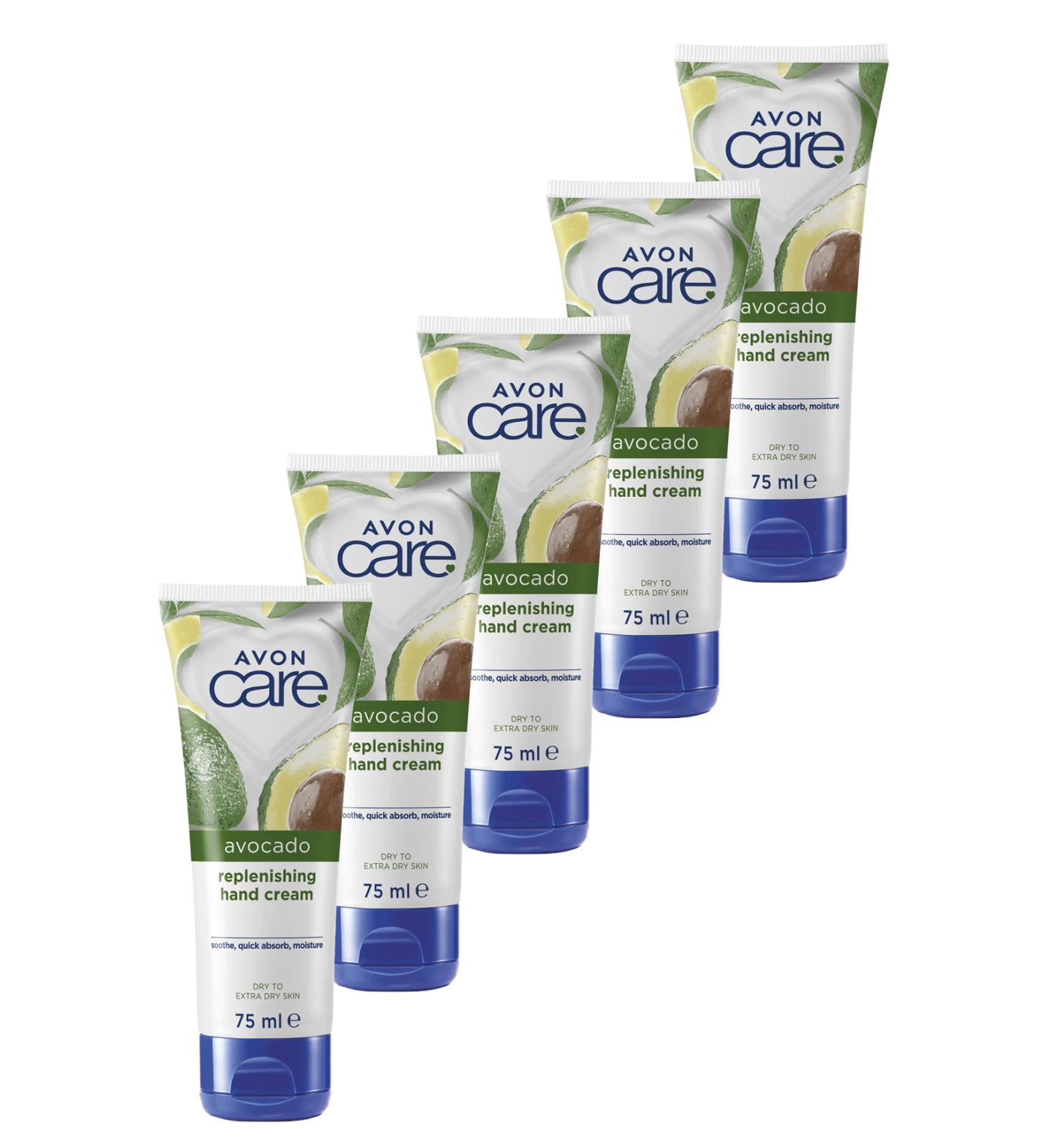 Avon Care Avocado Essence Hand Cream for Dry Skin 75 Ml. Set of Five - Buy Online on GoSupps.com