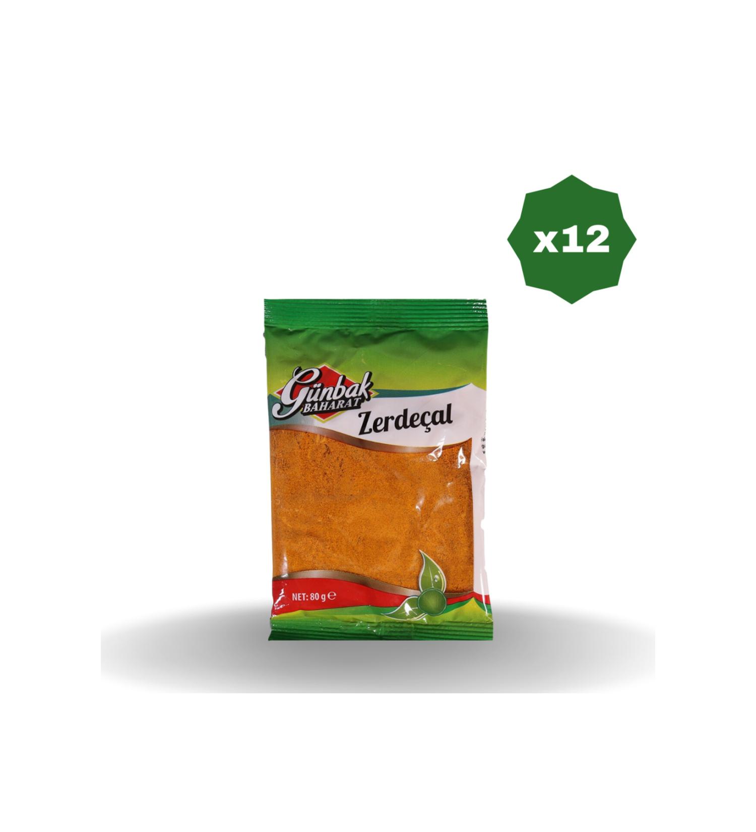 Gunbak GUNBAK TURMERIC 80 GR X 12 PIECES