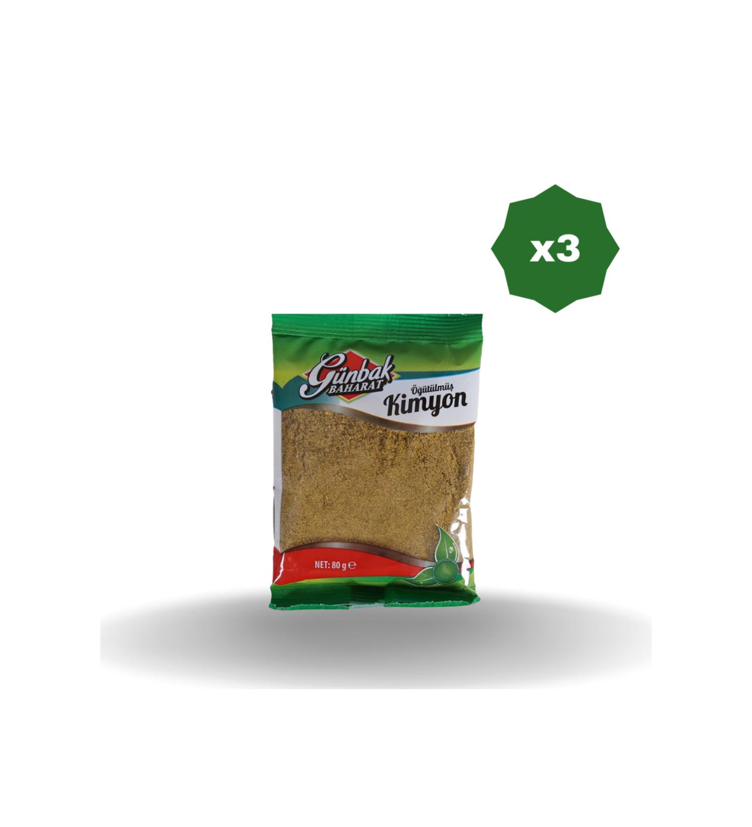 Gunbak GUNBAK CUMIN 80 GR X 3 PIECES