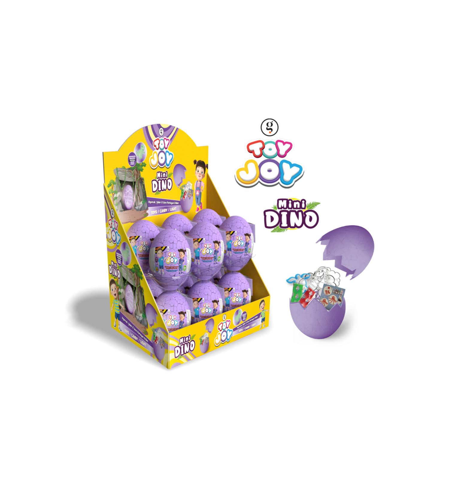 Toyjoy MINI DINO CRACKED EGG 7GR LILAC - 12 PIECES