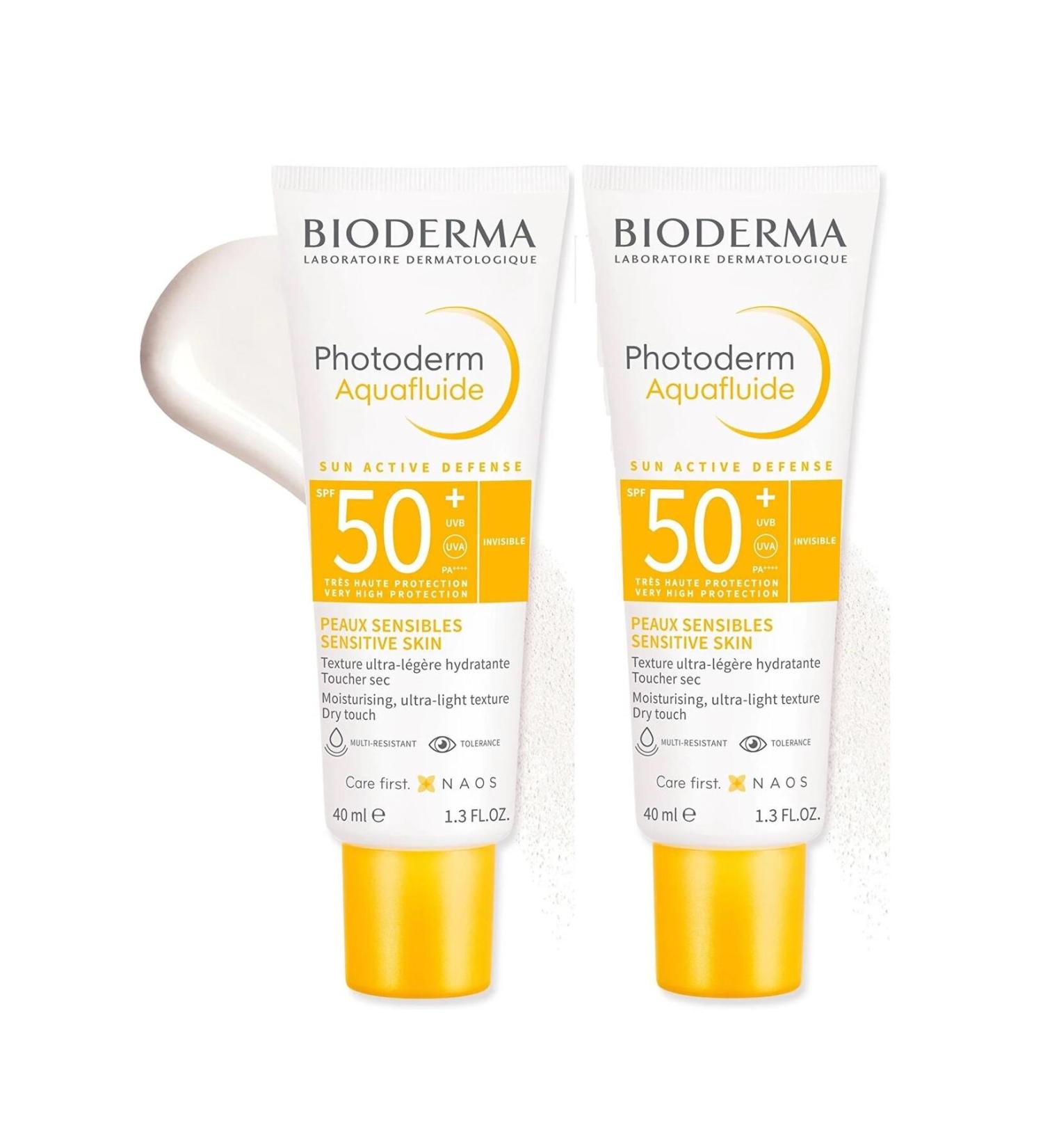 Bioderma Photoderm Aquafluide Invisible Spf50 40 ml 2 Pieces