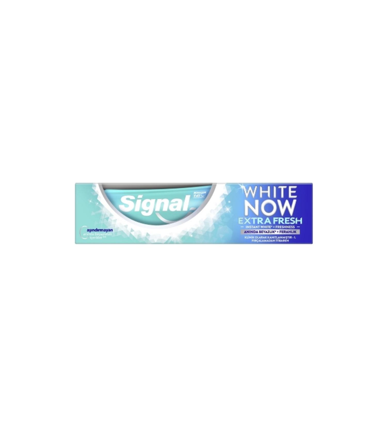 Signal Toothpaste White Now Extra Fresh 75 ml. (2 pack)