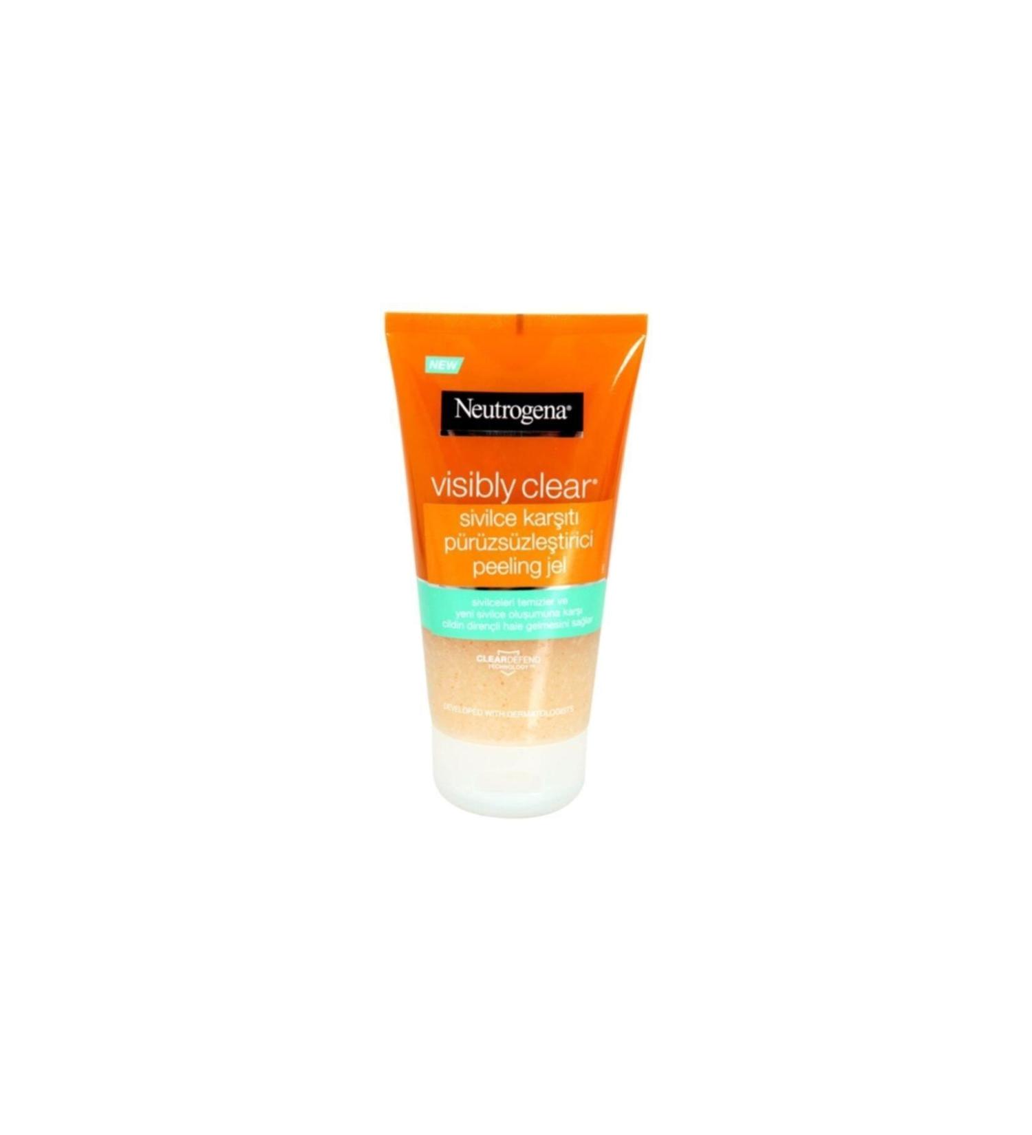Neutrogena Visibly Clear Anti-Acne Smoothing Peeling Gel 150 ml