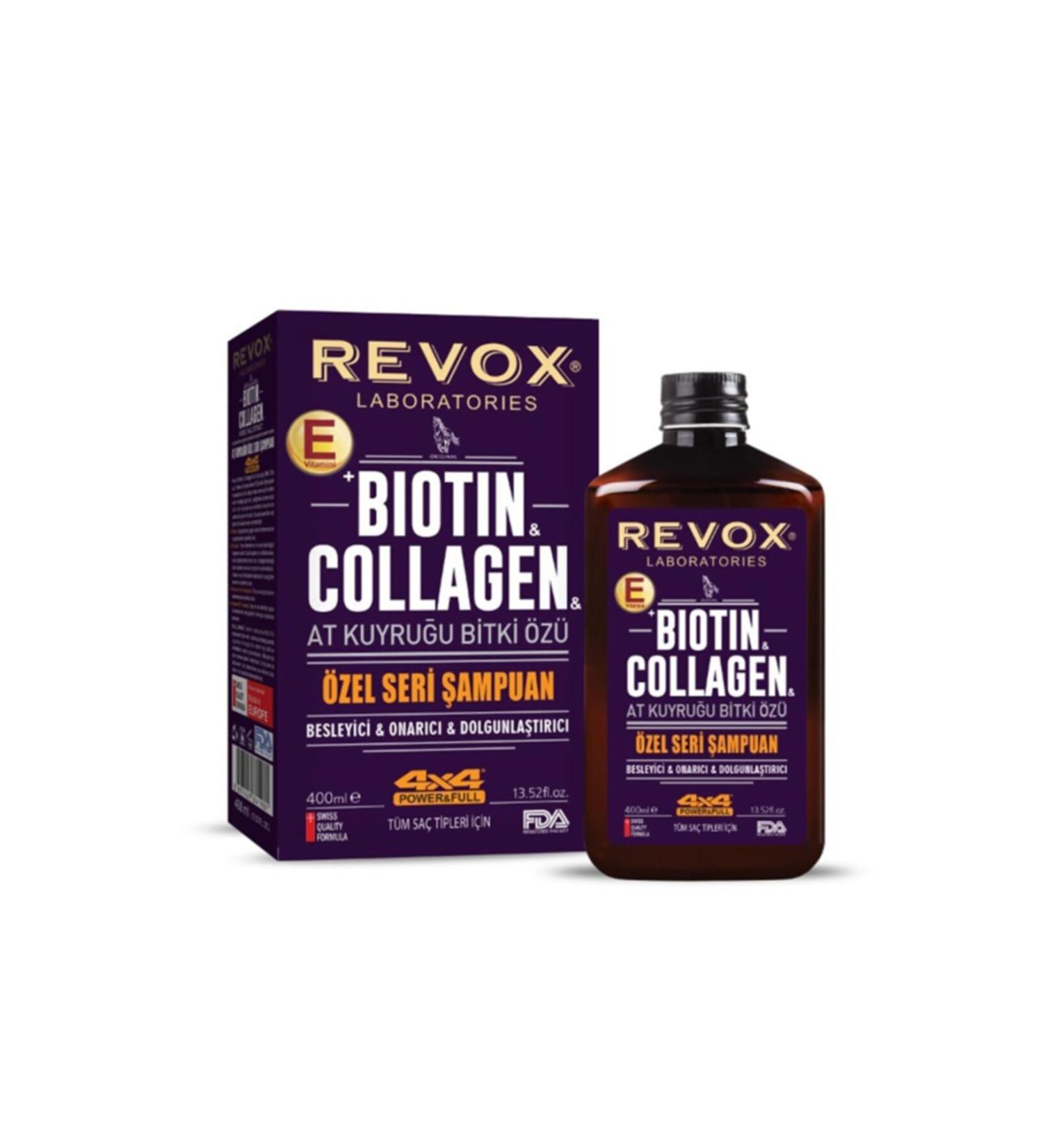 Revox Horsetail Plant Extract Biotin Collagen Special Series Shampoo 400 ml