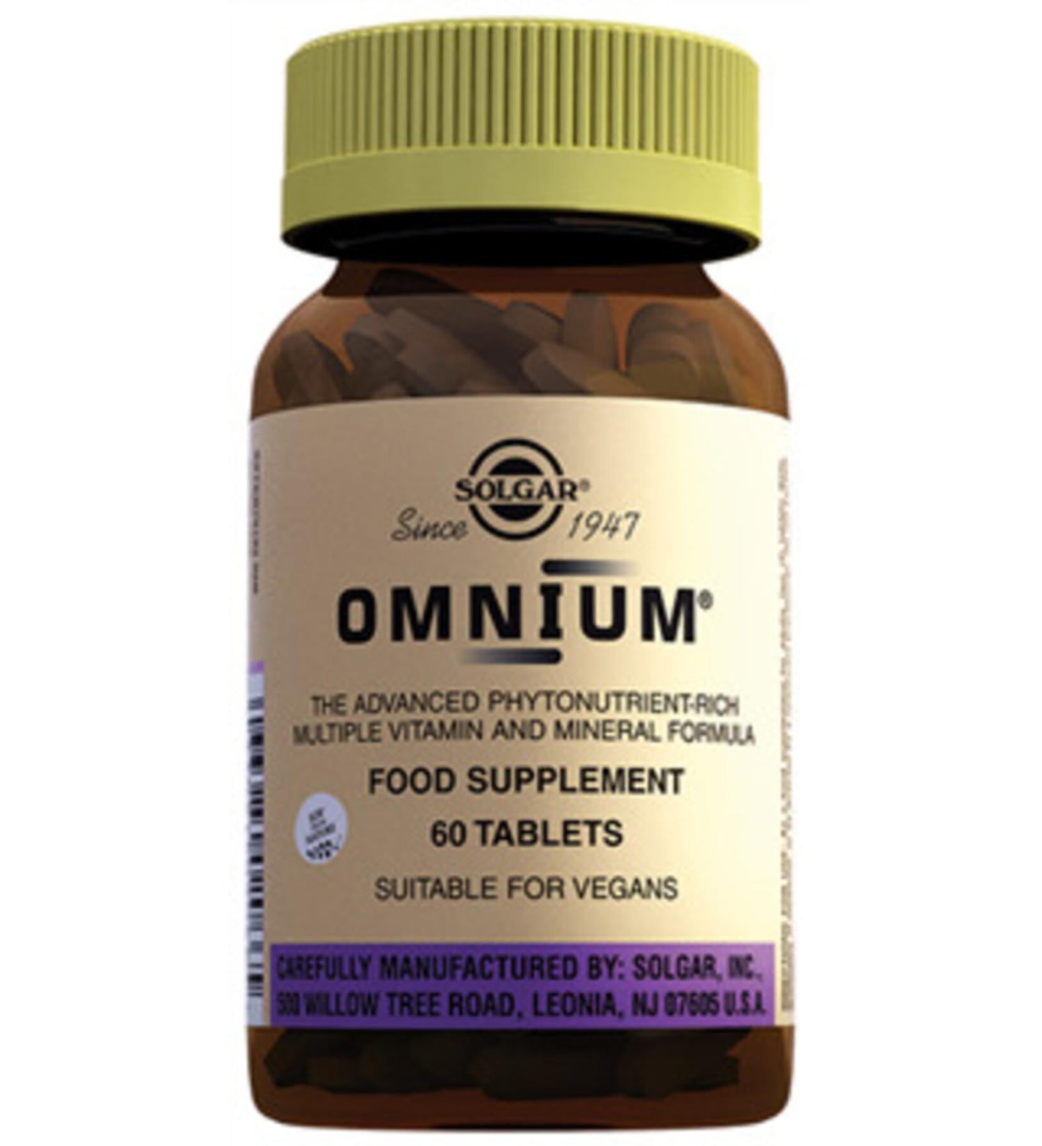 Solgar Omnium 60 Tablet