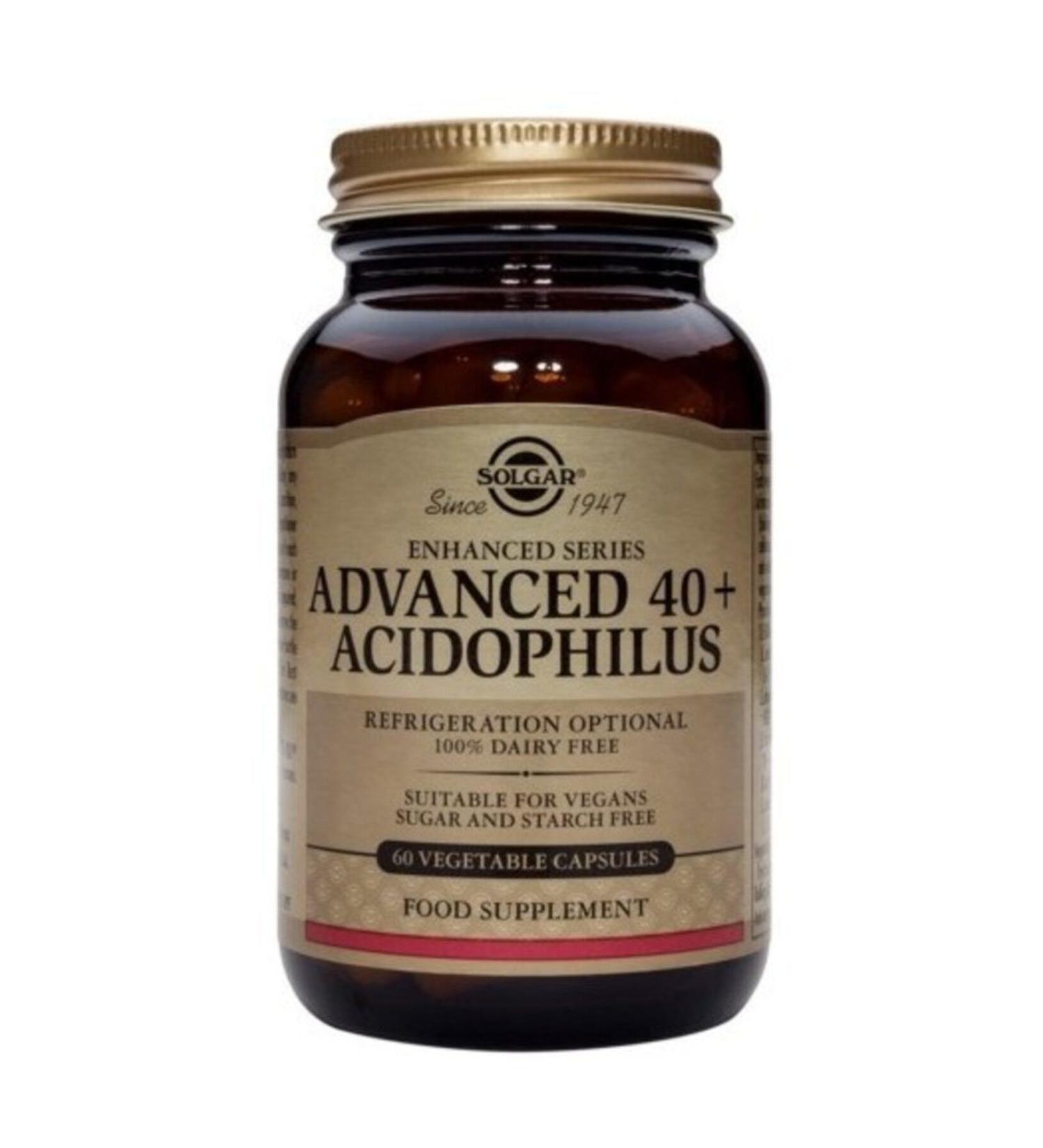 Solgar Advanced 40 + Acidophilus 60 Capsules