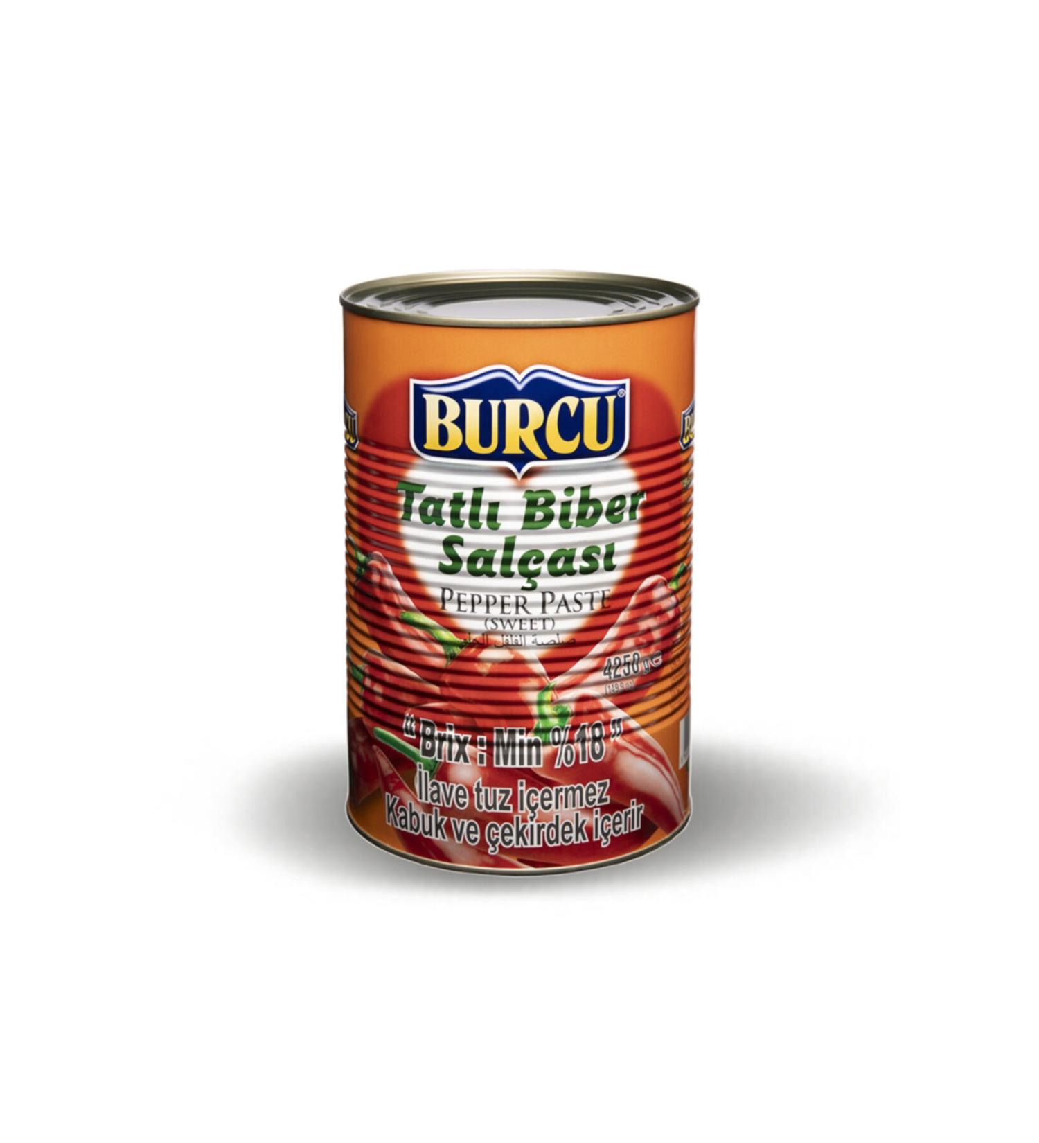 BURCU Sweet Pepper Paste 4250 gr