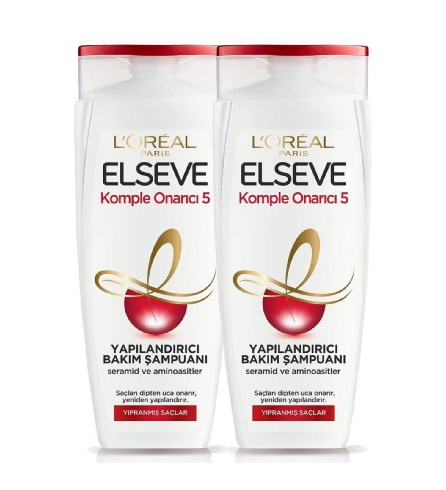 Elseve Complete Repair 5 Restructuring Care Shampoo 450 ml Set