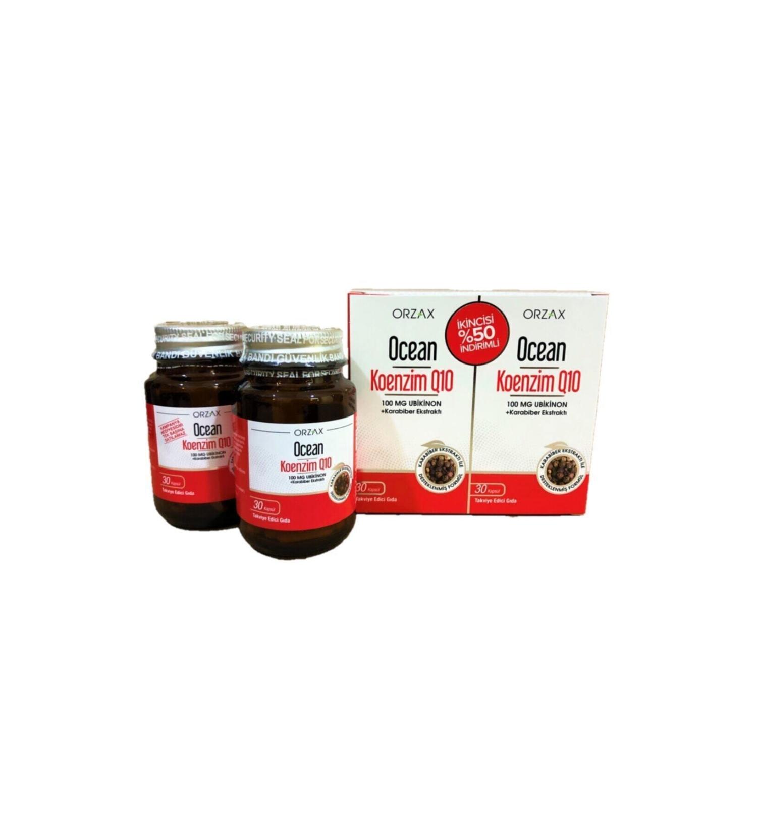 Ocean Coenzyme Q10 Second 30+30 Capsules - Buy Online on GoSupps.com