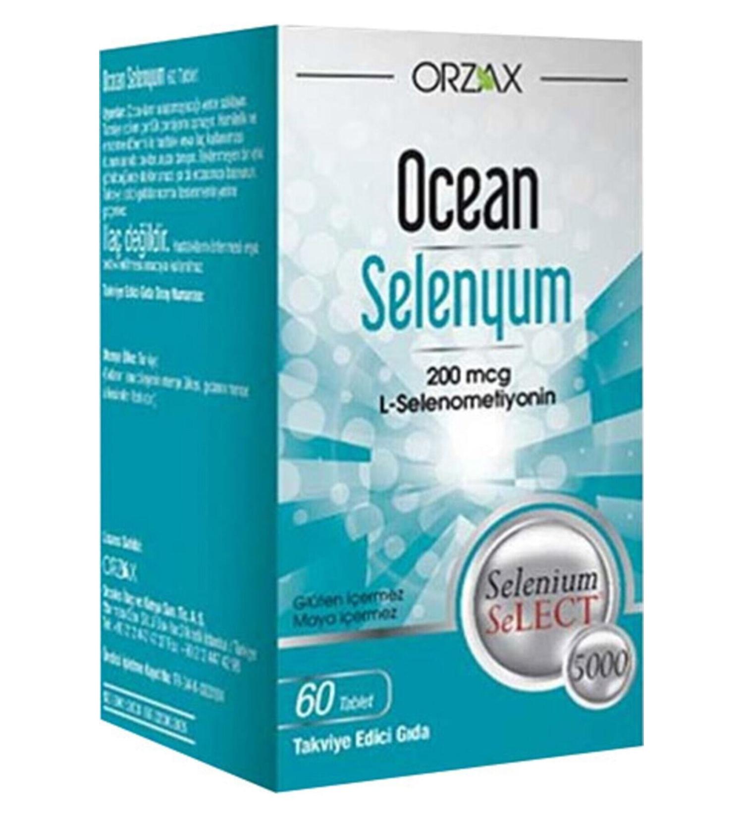 Ocean Ocean Selenium 200 mcg 60 Tablets