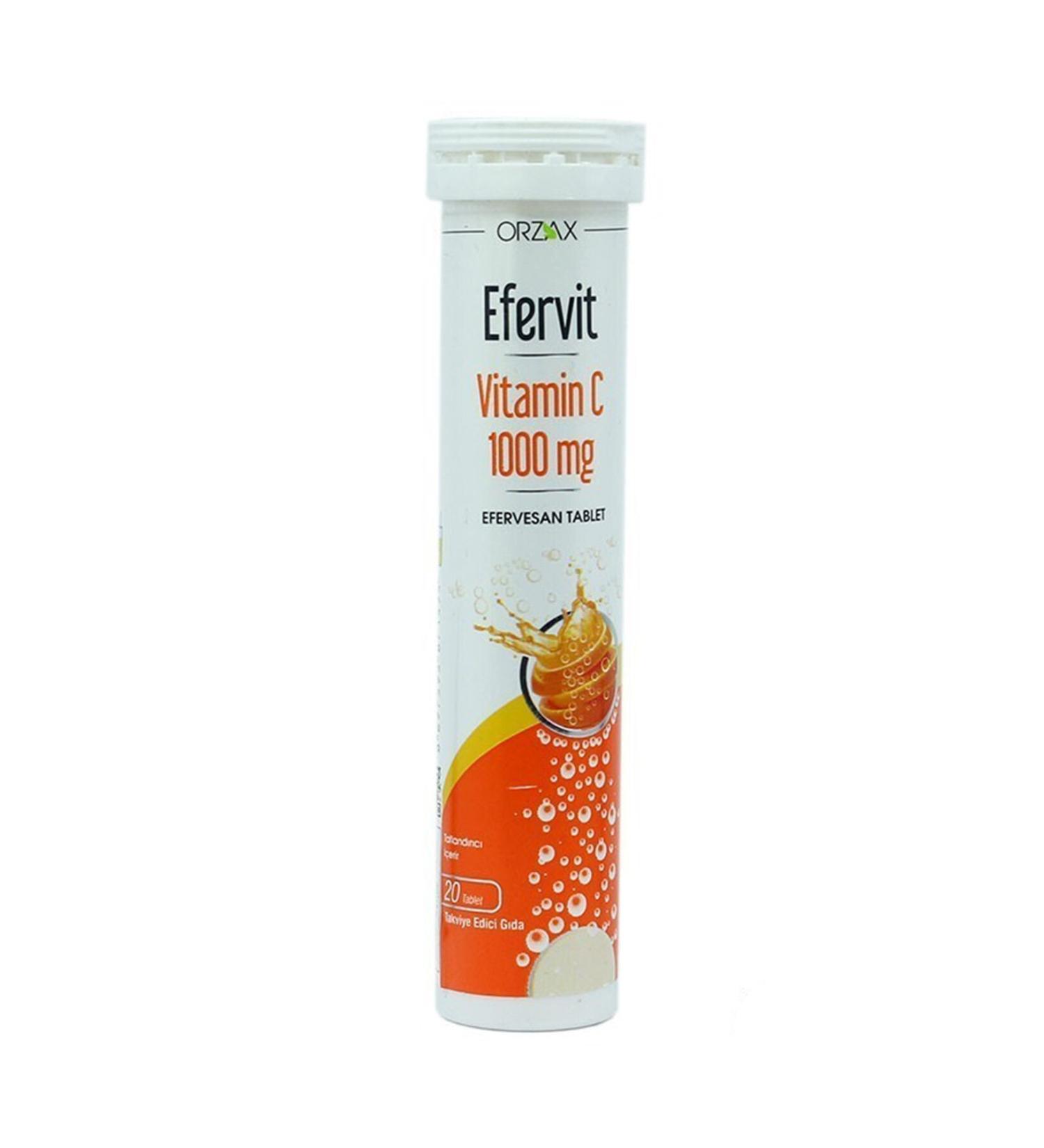 Ocean Efervit Vitamin C 1000 mg Effervescent 20 Tablets