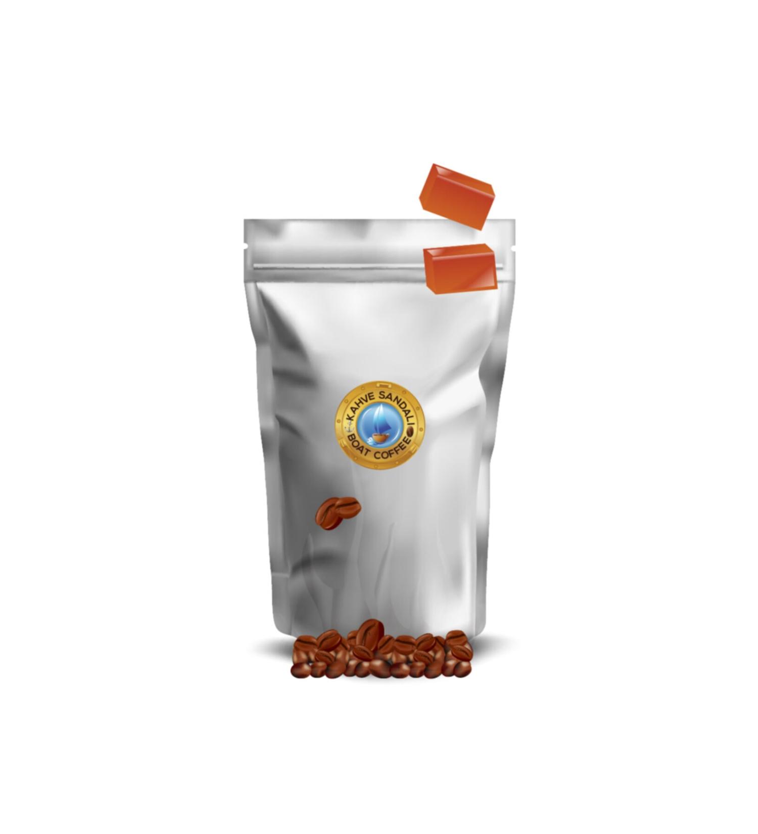 Coffee Sandal Caramel Flavored Turkish Coffee - 250 Grams