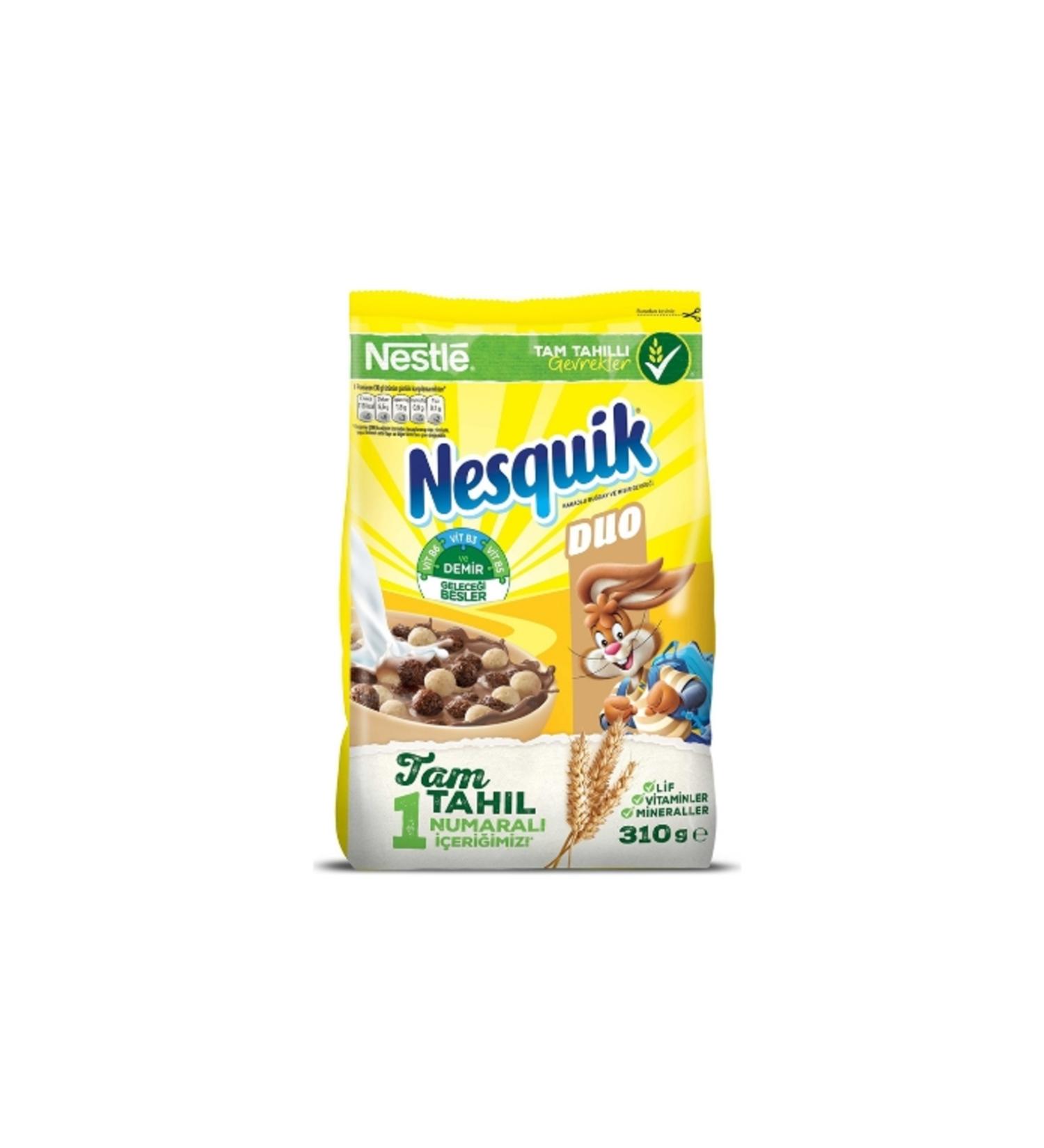 Nestle Nesquik Duo Corn Flakes 310 Gr. (12 PIECE)
