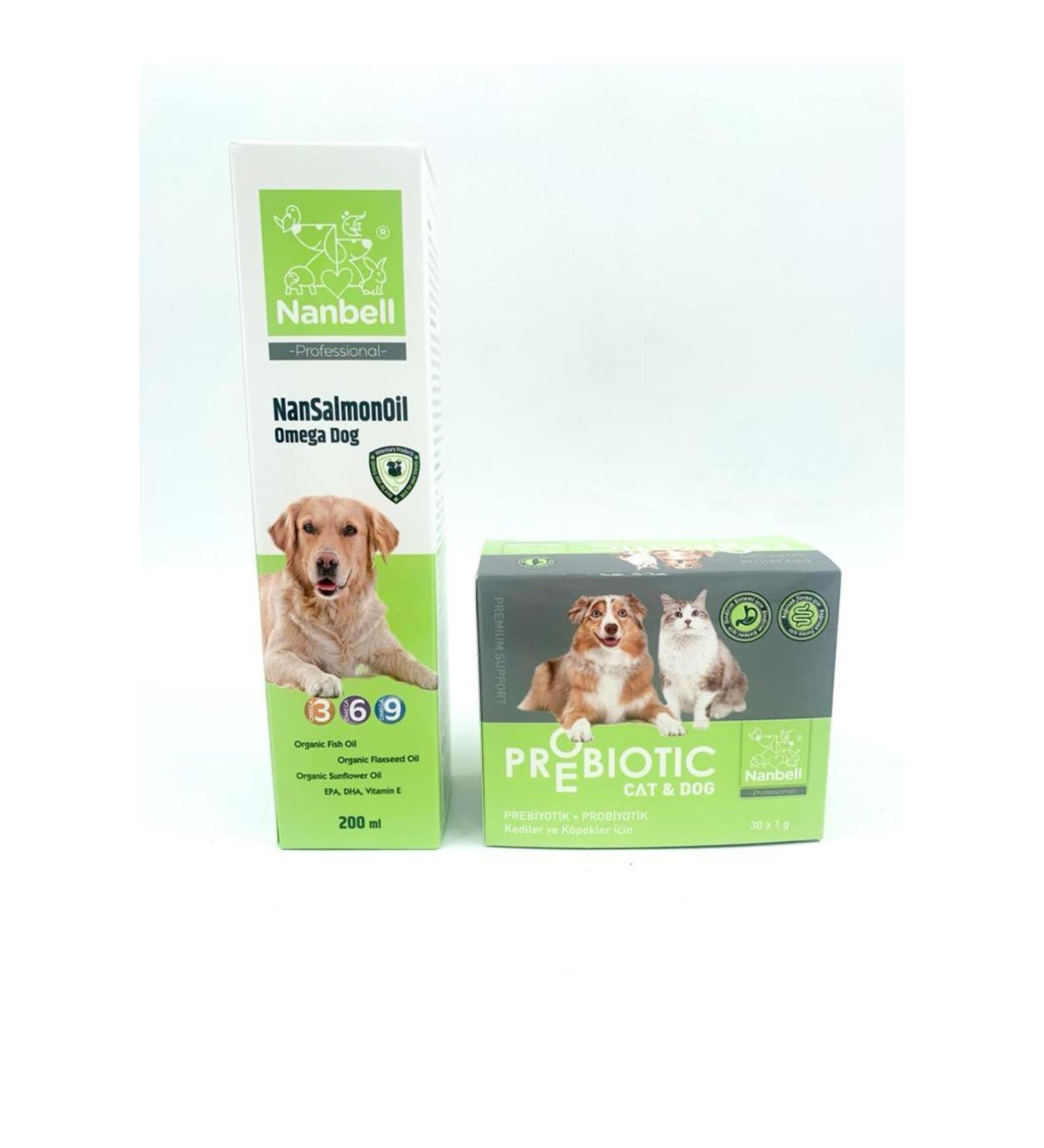 Nanbell Omega3-6-9 + Prebiotic for Dogs 30x1gr