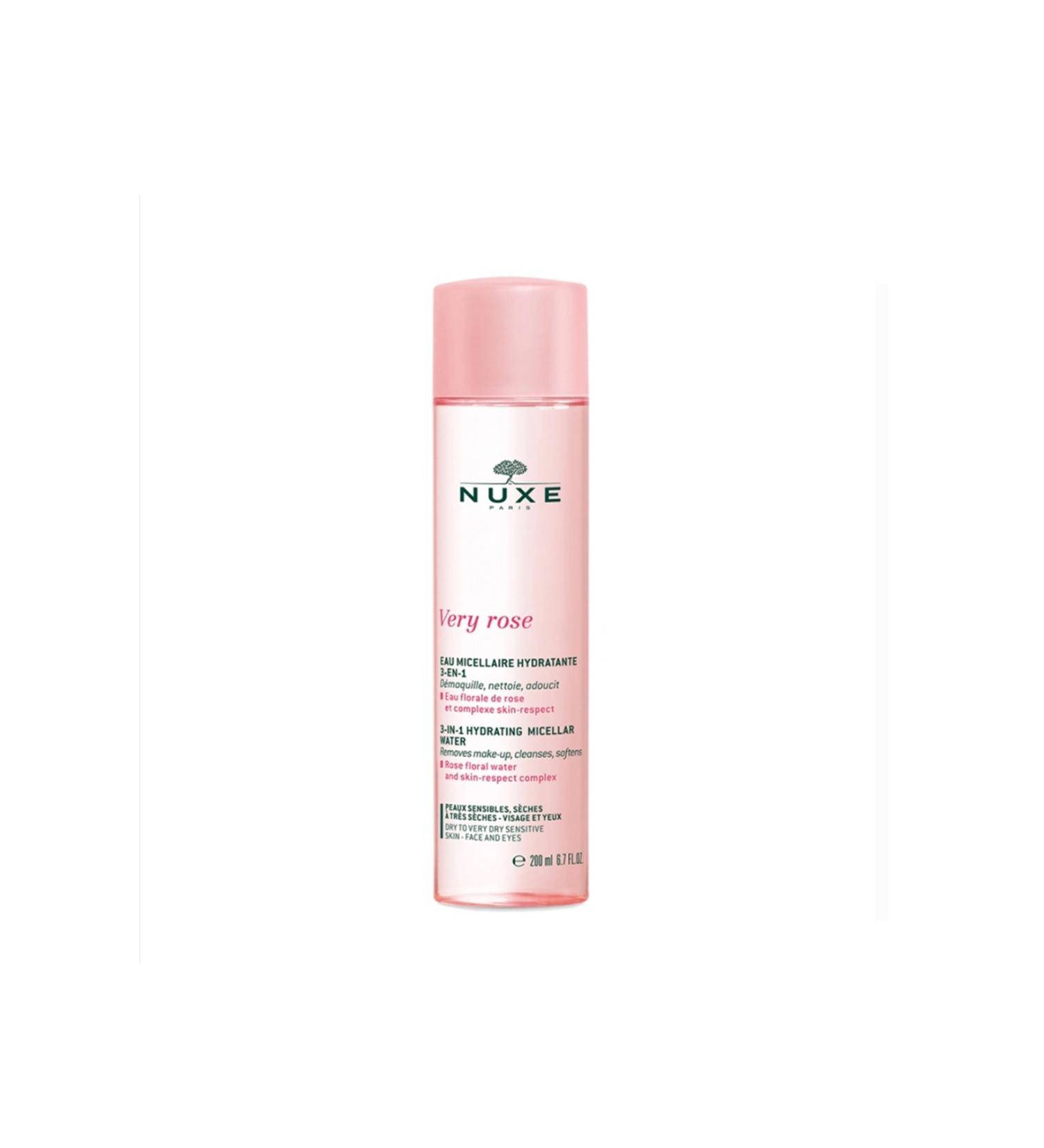 Nuxe Very Rose 3 in 1 Moisturizing Cleansing Water 200 ml