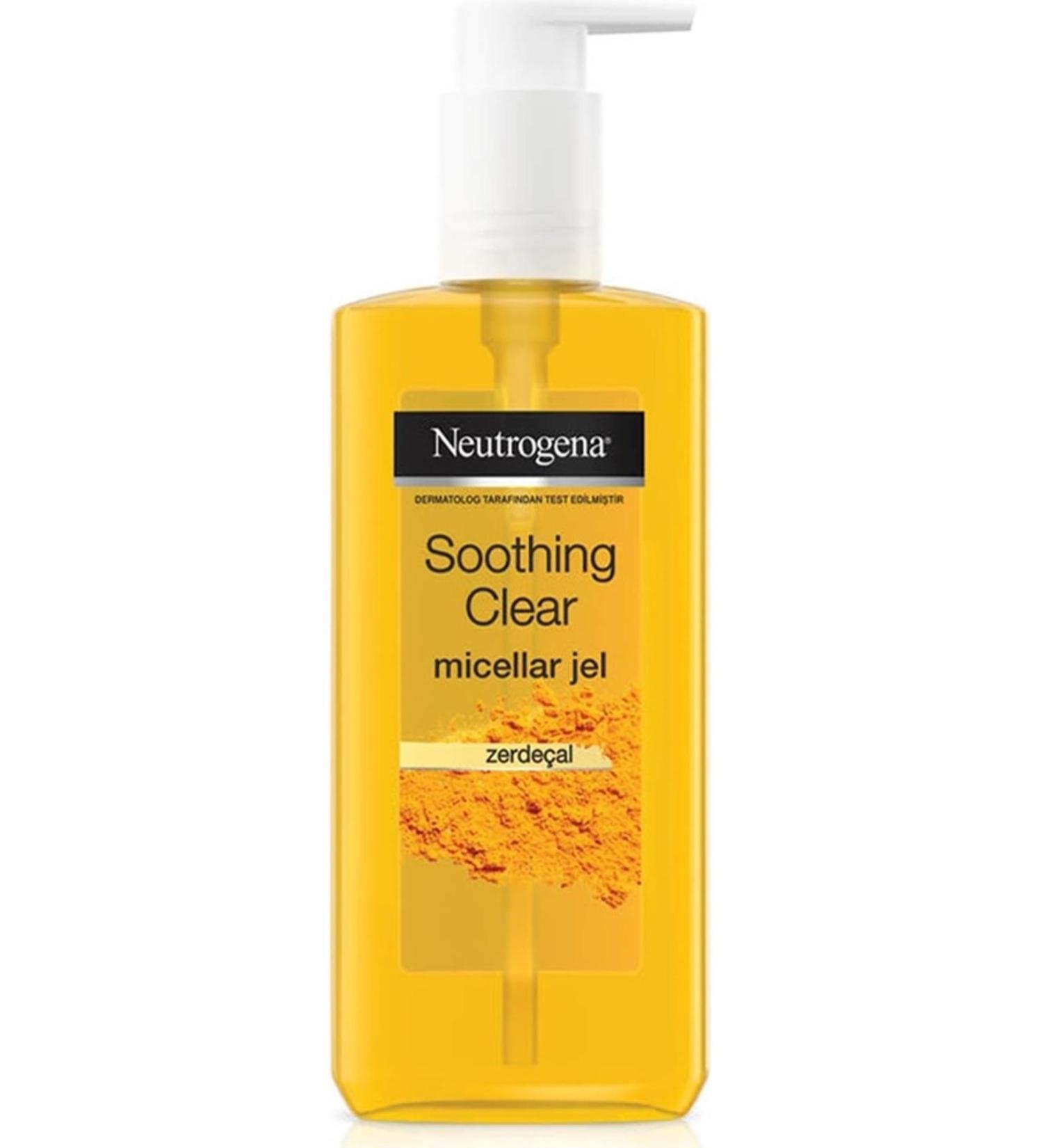 Neutrogena Soothing Clear Micellar Make-Up Remover Gel 200 ml Facial Cleanser