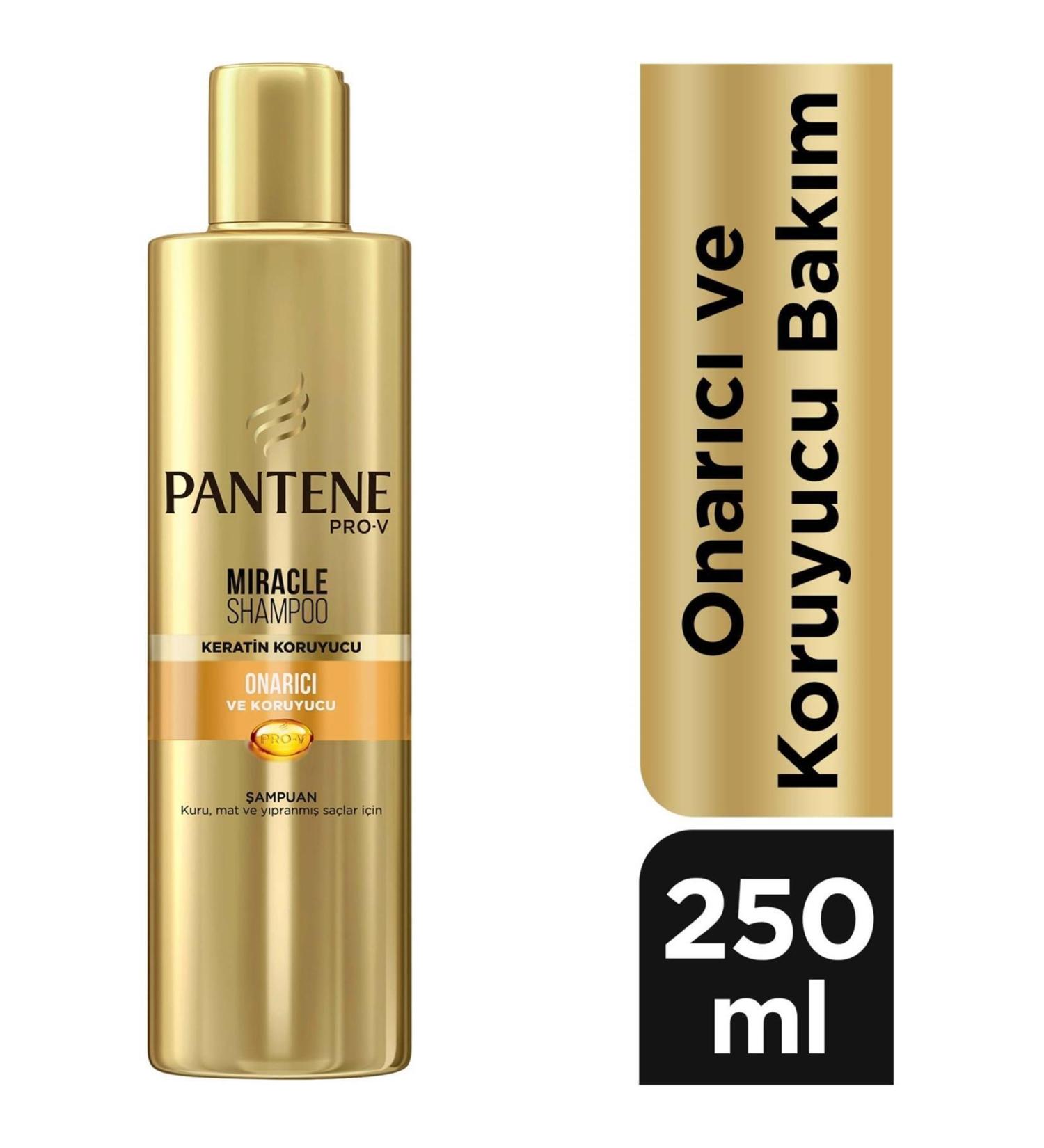 Pantene Miracle Shampoo Repair and Protective Care Keratin Protector 250 Ml Dry Dull and Damaged - Buy Online on GoSupps.com