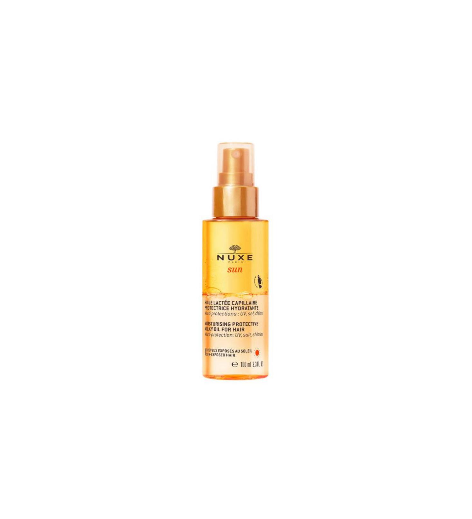 Nuxe Sun Dual Phase Moisturizing Multi-Purpose Care Oil for Hair and Scalp 100 ml Hiscosmetico