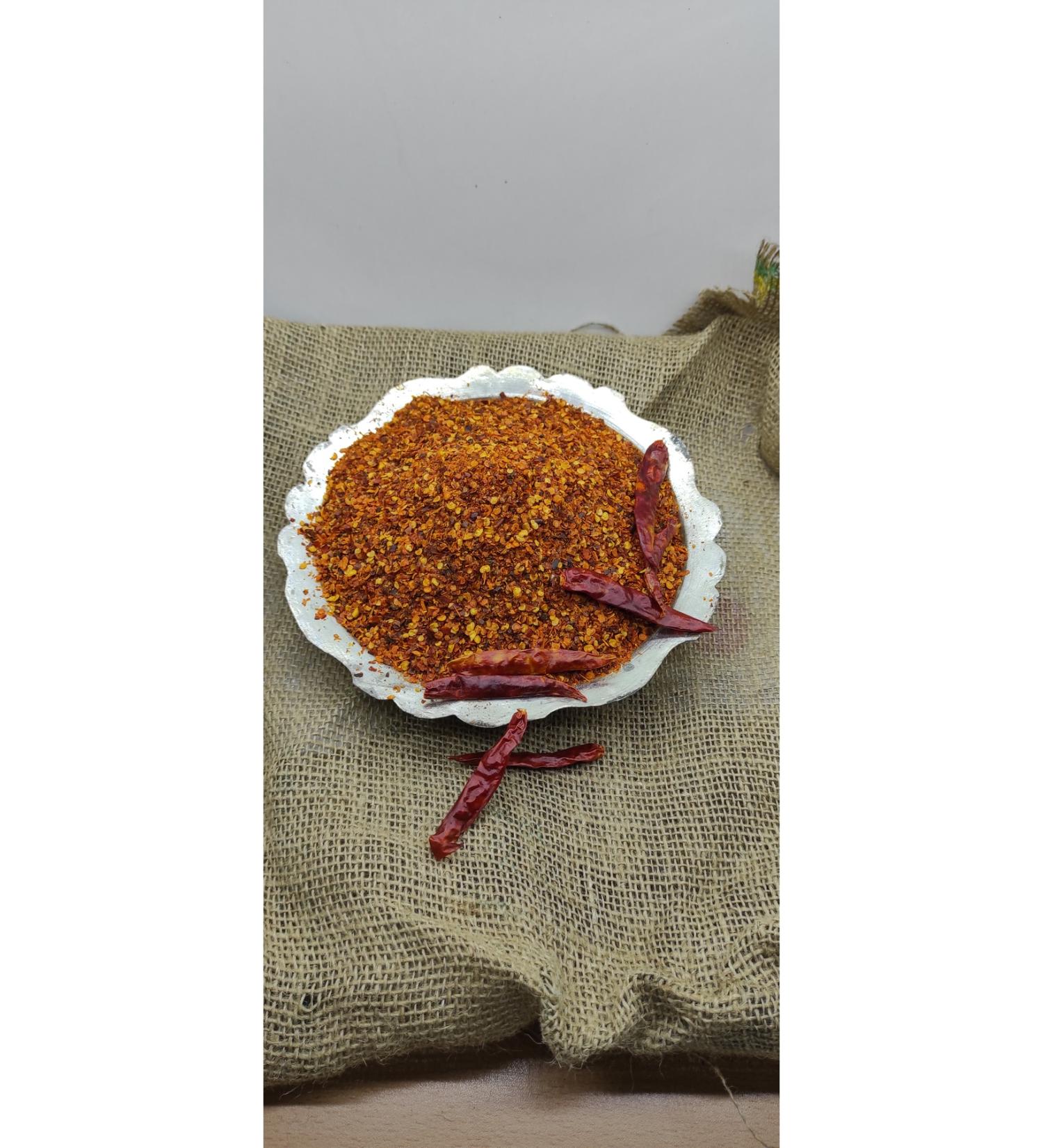 bibercim spice shop bahri red pepper flakes (very hot) 500 gr
