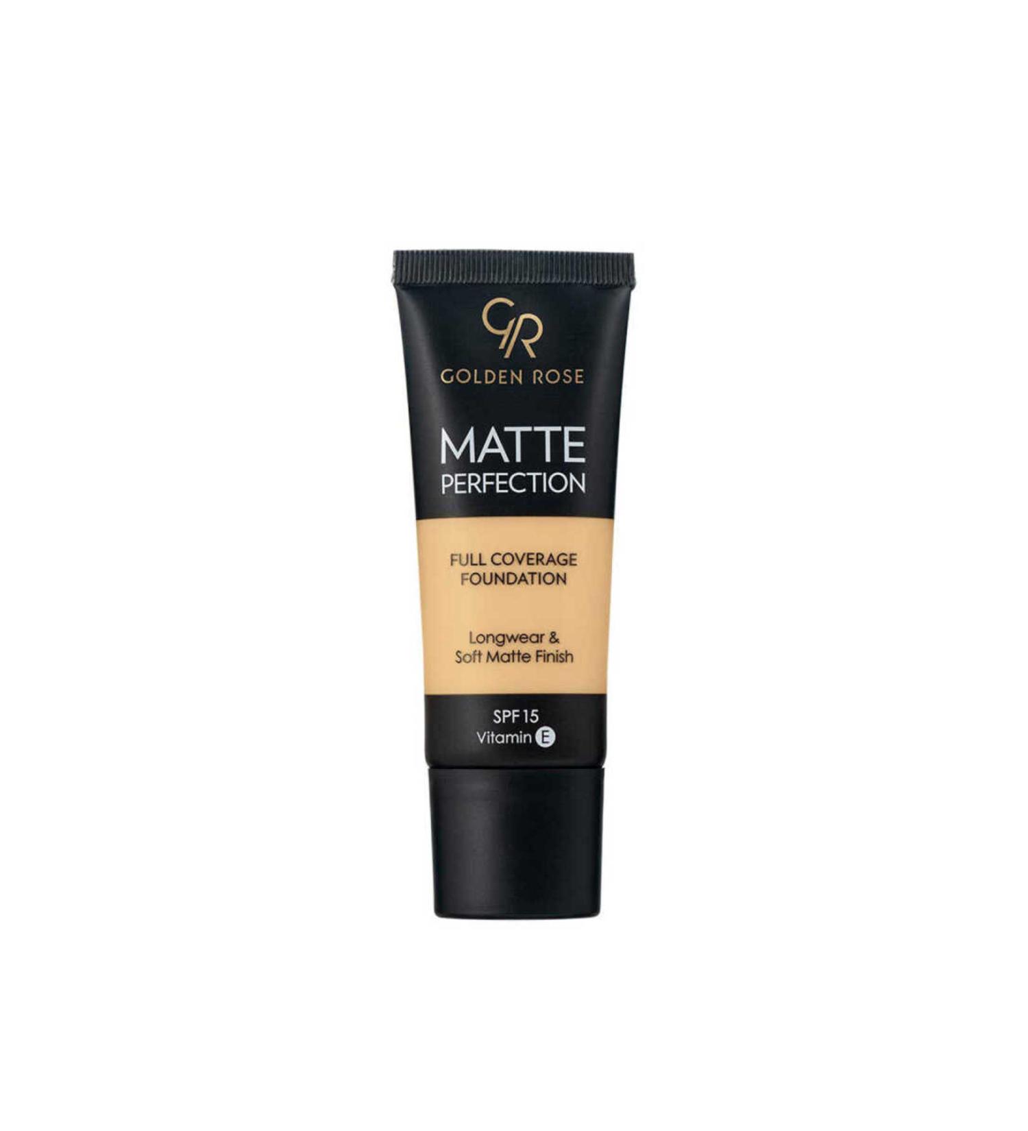 Golden Rose Matte Perfection Full Coverage Foundation W3